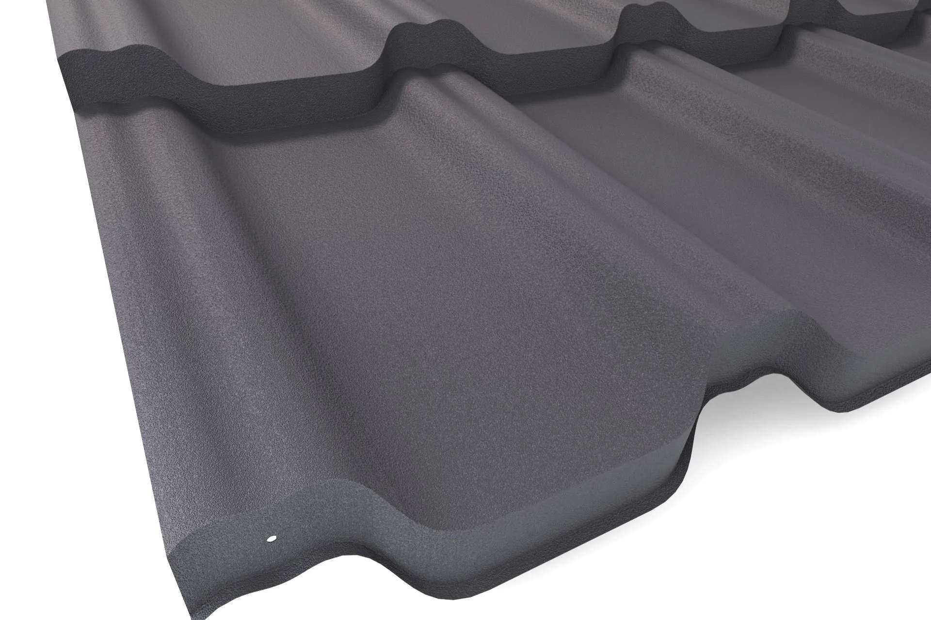 Модульная металлочерепица VICENZA PRO (Виченца Про) APROFIL, Матовая: Графитовый серый (VP-МАТ-7024-0.47-1)