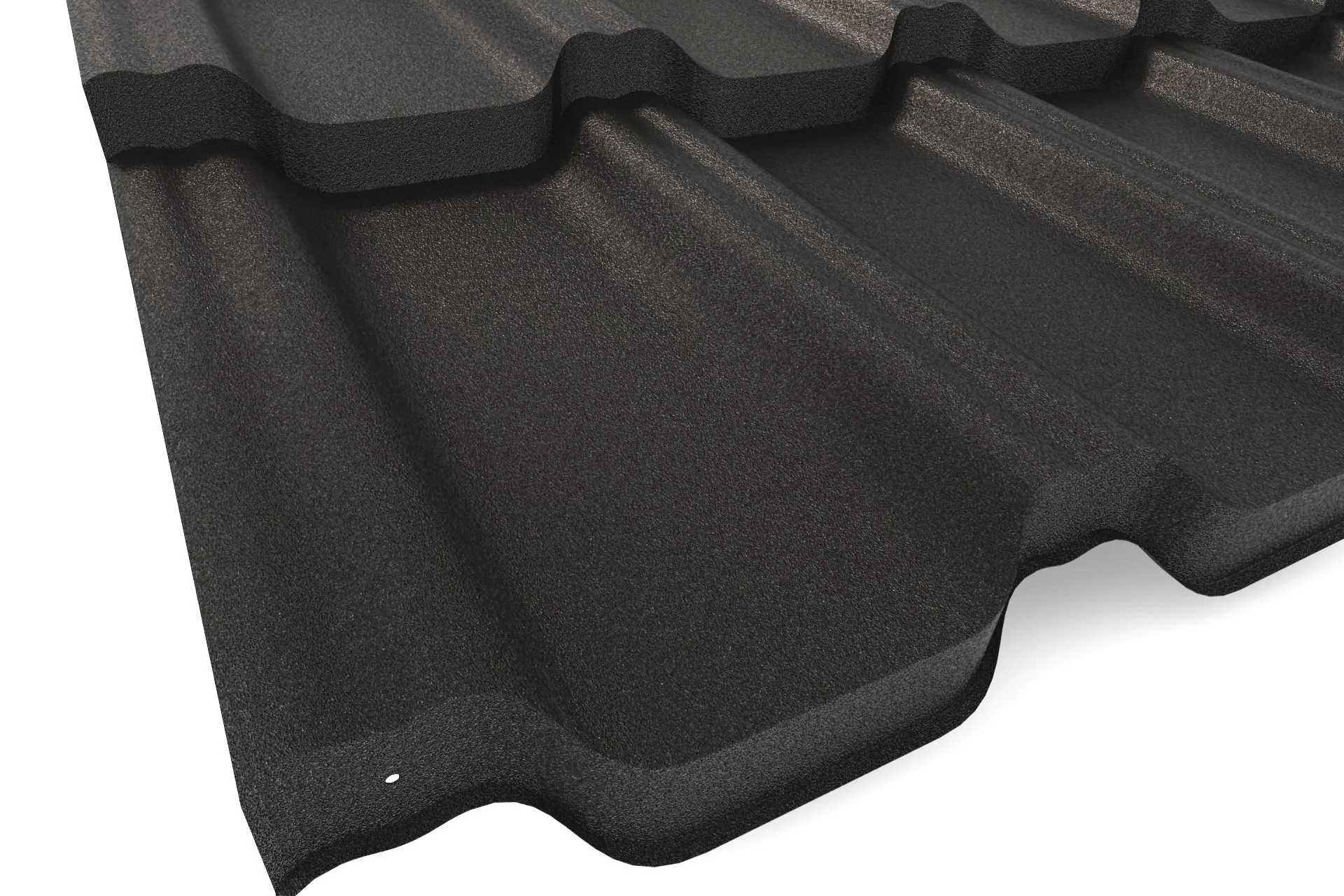 Модульная металлочерепица VICENZA PRO (Виченца Про) APROFIL, Матовая: Глубокий черный (VP-МАТ-9005-0.47-1)