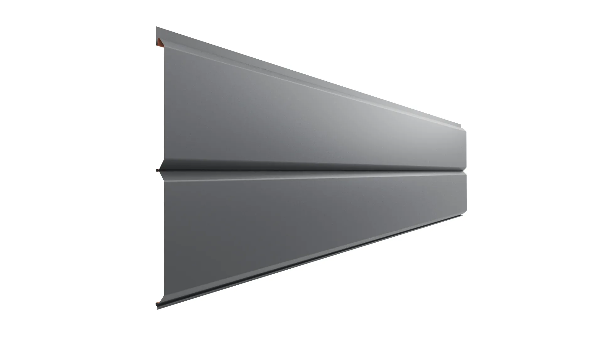 Металлический сайдинг L-Брус 240 APROFIL, Полуглянцевая, Графитовый серый, 01.35.1/03.1.13.131.7.21234.21223.3/3201