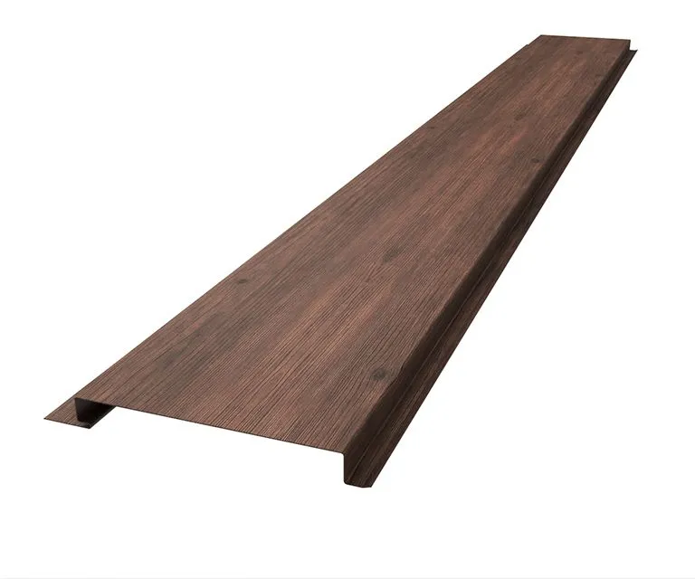 Металлический сайдинг-вагонка 