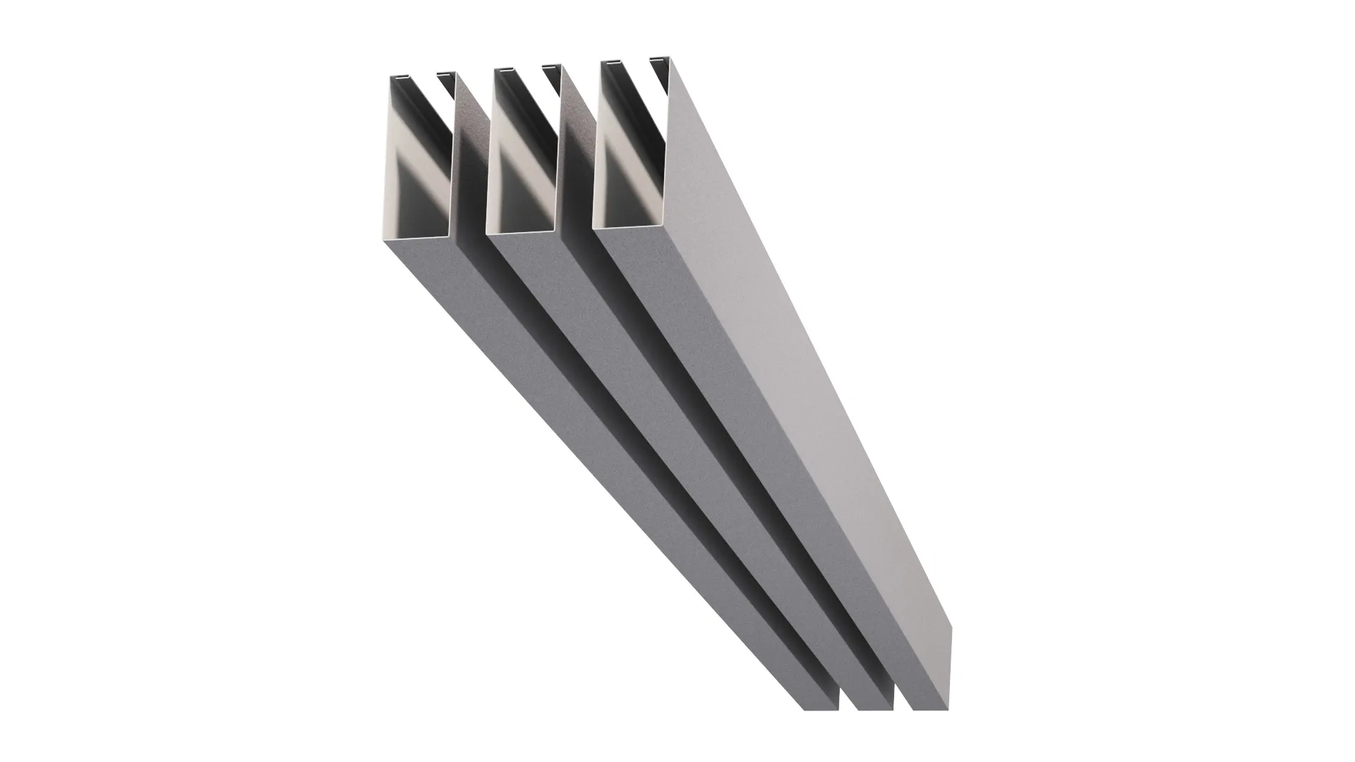 Рейка кубическая APROFIL, 152мм, Матовая, Сигнальный серый, 01.32.322.3/03.1.13.131.7.21232.811625.5