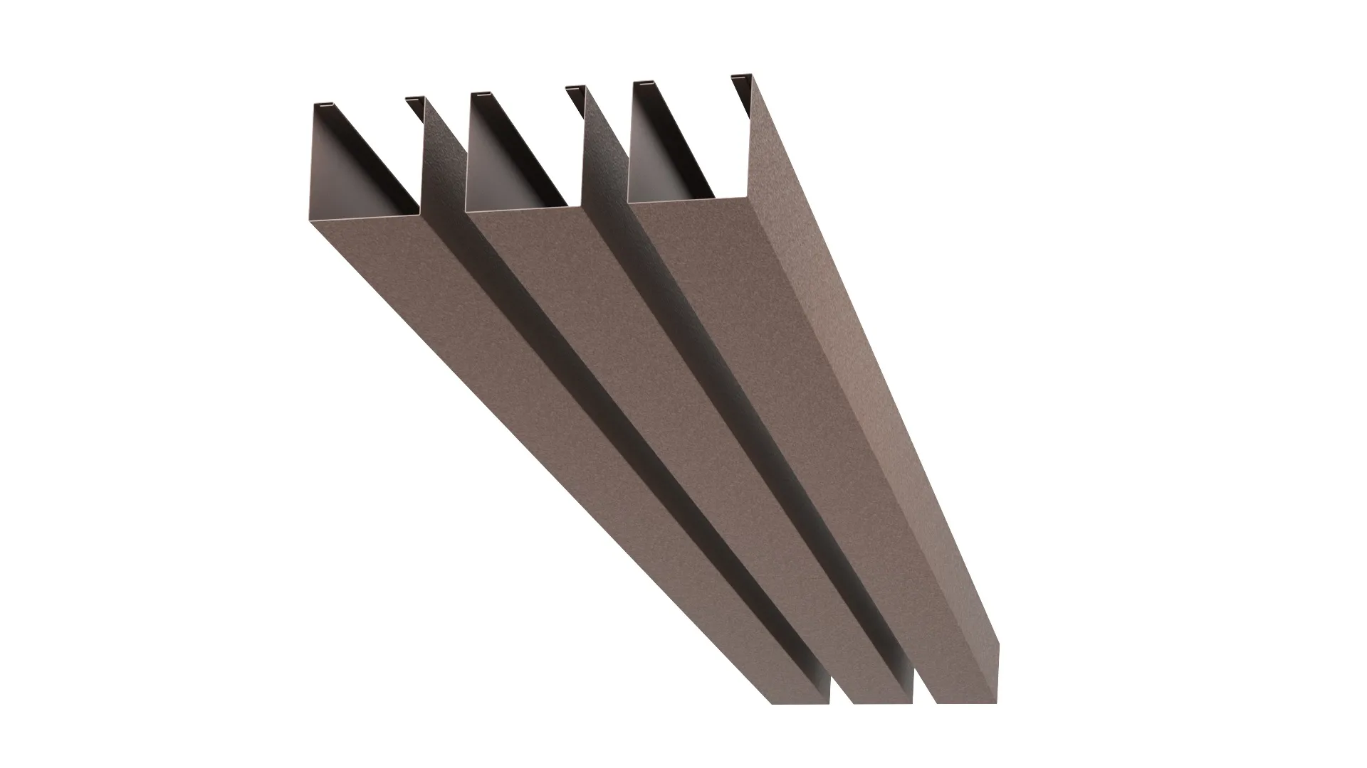 Рейка кубическая APROFIL, 176мм, Матовая, Шоколадно-коричневый, 01.32.322.4/03.1.13.131.7.21232.811625.8