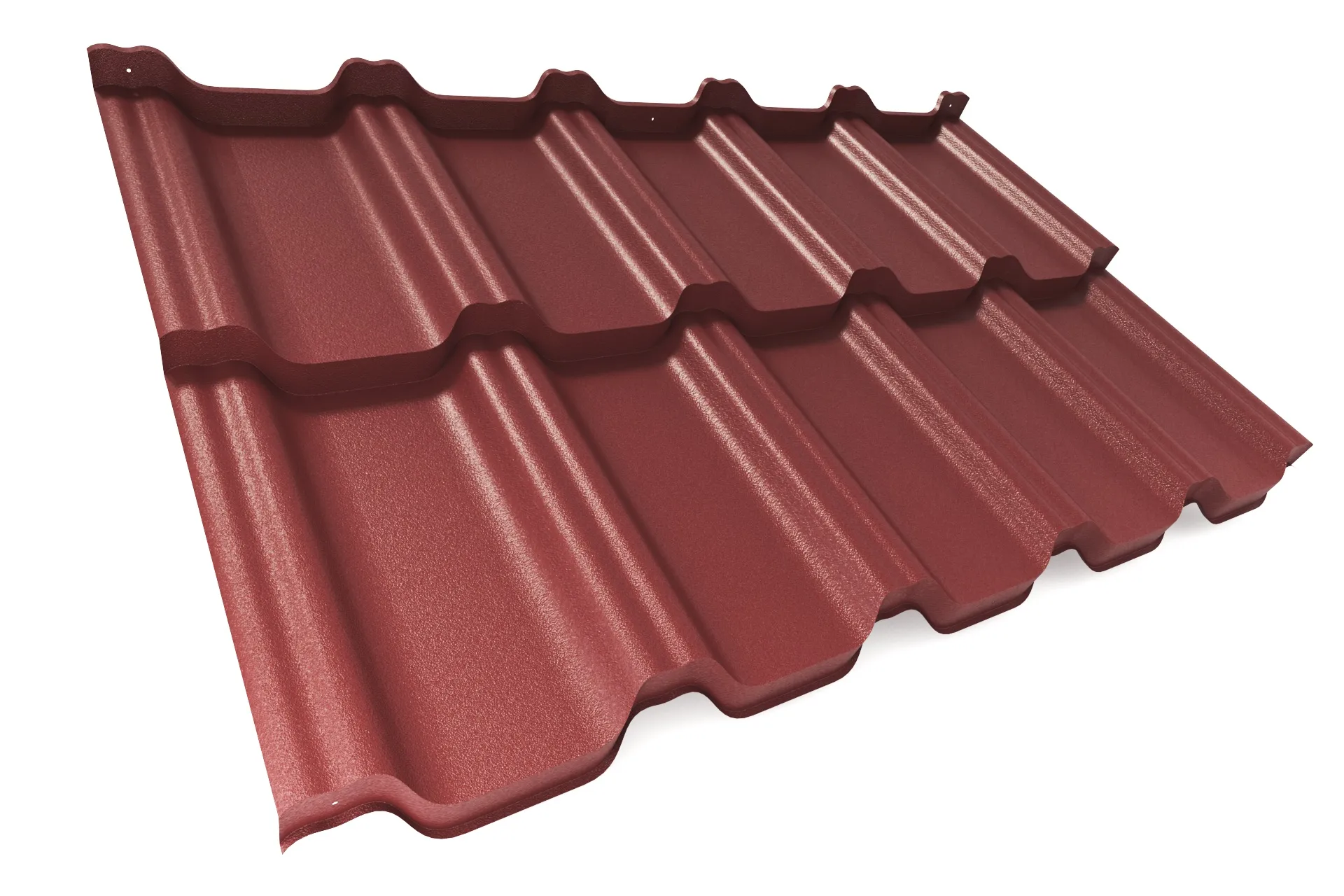Металлочерепица APROFIL VICENZA (Виченца) PRO, Матовая, Винно-красный, 01.9.961.1/57