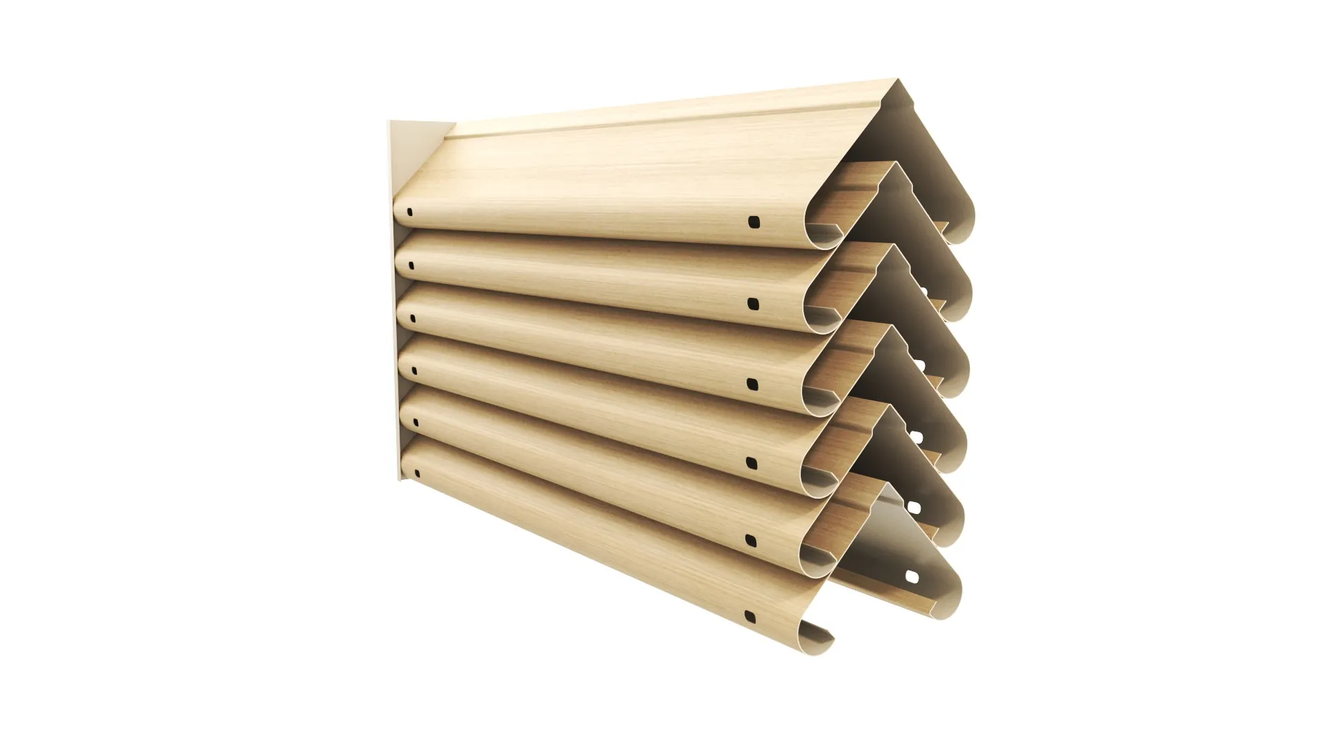 Забор-жалюзи Симметрика APROFIL, Имитация дерева, камня, Noche New, 01.30.301.1.2/03.1.13.131.7.21226.32