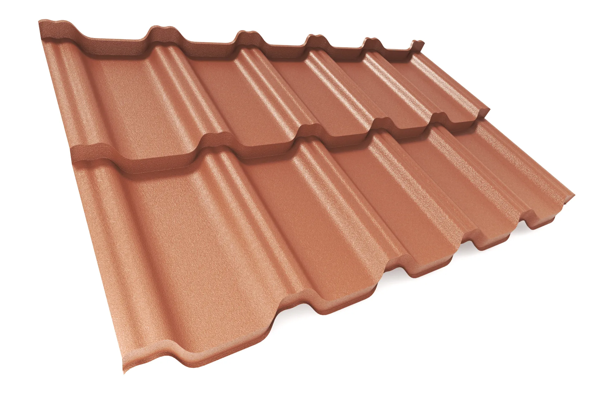 Металлочерепица APROFIL VICENZA (Виченца), Матовая, Медно-коричневый, 01.9.961.2/60