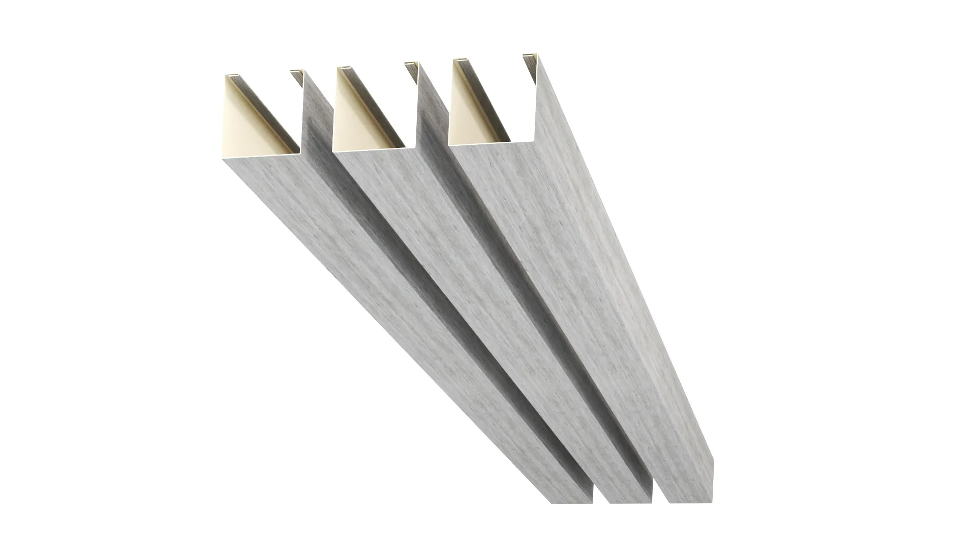 Рейка кубическая APROFIL, 176мм, Имитация дерева, камня, Белая Хвоя, 01.32.322.4/03.1.13.131.7.21226.2