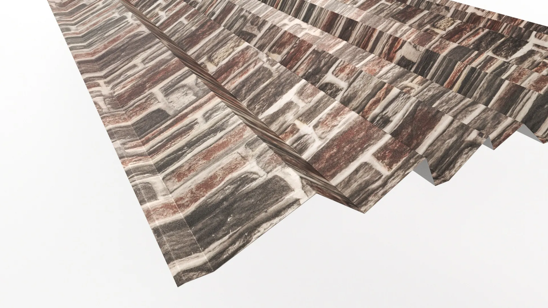 Фасадная дизайнерская панель ALMATAU APROFIL, Имитация дерева, камня, Камень Ash Brick, 01.34.13.03/03.1.13.131.7.21226.25