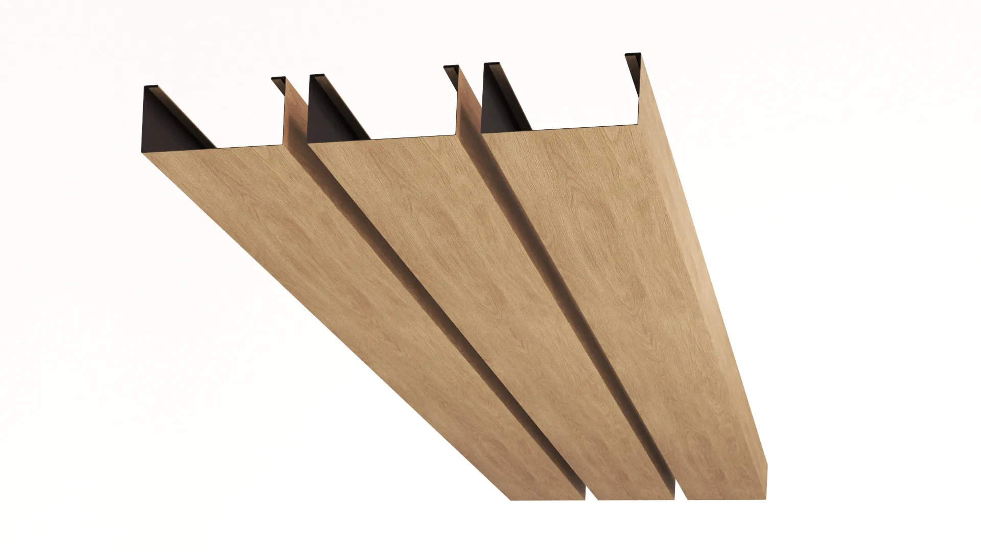 Рейка кубическая APROFIL, 245мм, Имитация дерева, камня, Noche New, 01.32.322.5/03.1.13.131.7.21226.32