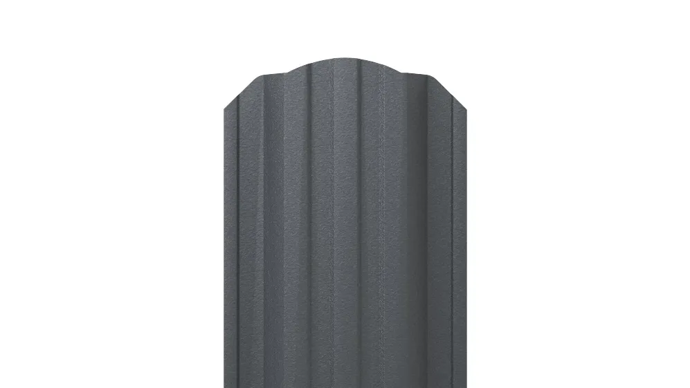 Штакетник Трапециевидный APROFIL, 114мм, Матовая: Графитовый серый (ШТ-МАТ-7024-0.47-7)