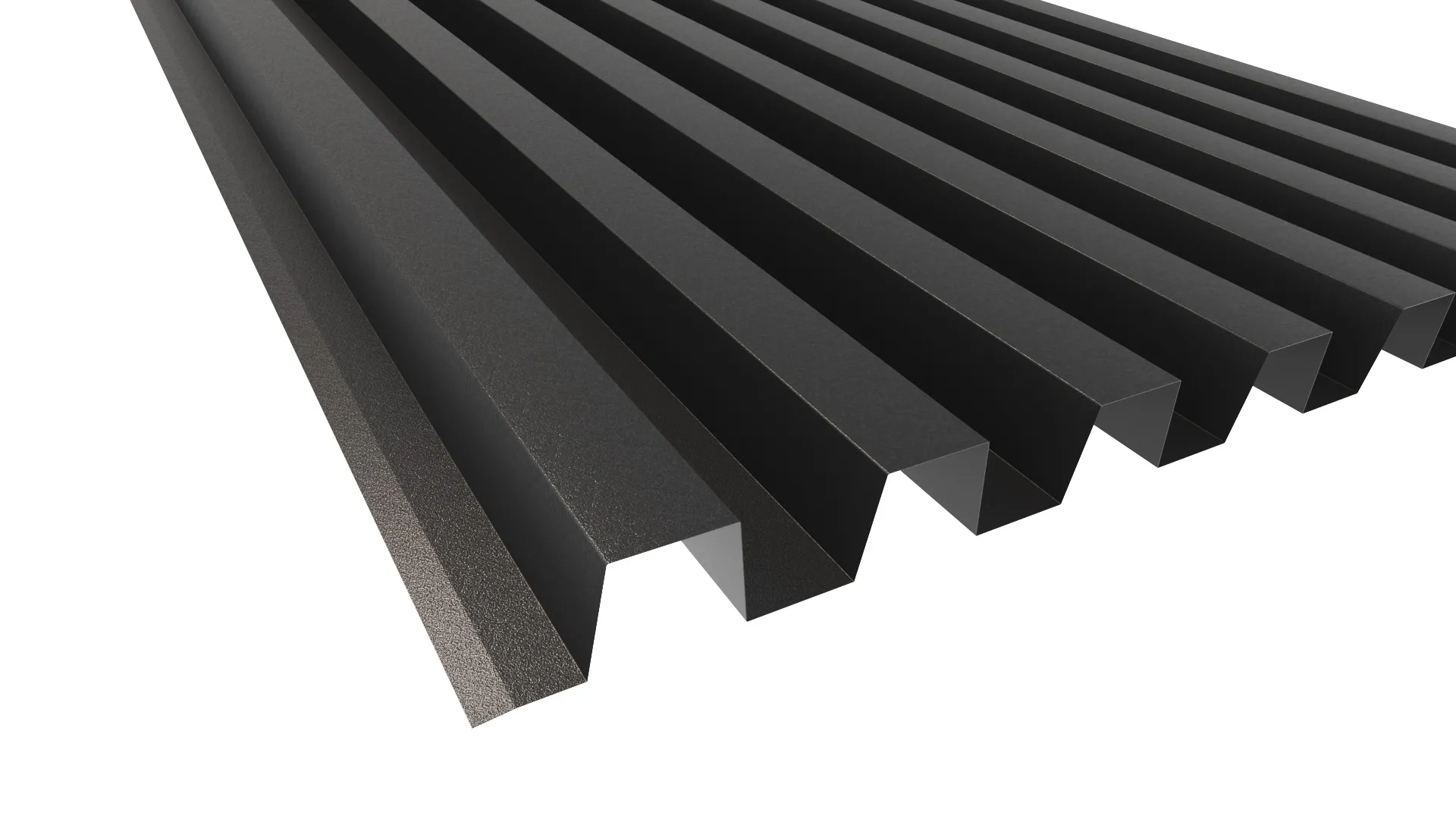 Фасадная дизайнерская панель CANYON C1 APROFIL, Матовая, Глубокий черный, 01.34.16.01/03.1.13.131.7.21234.21223.10