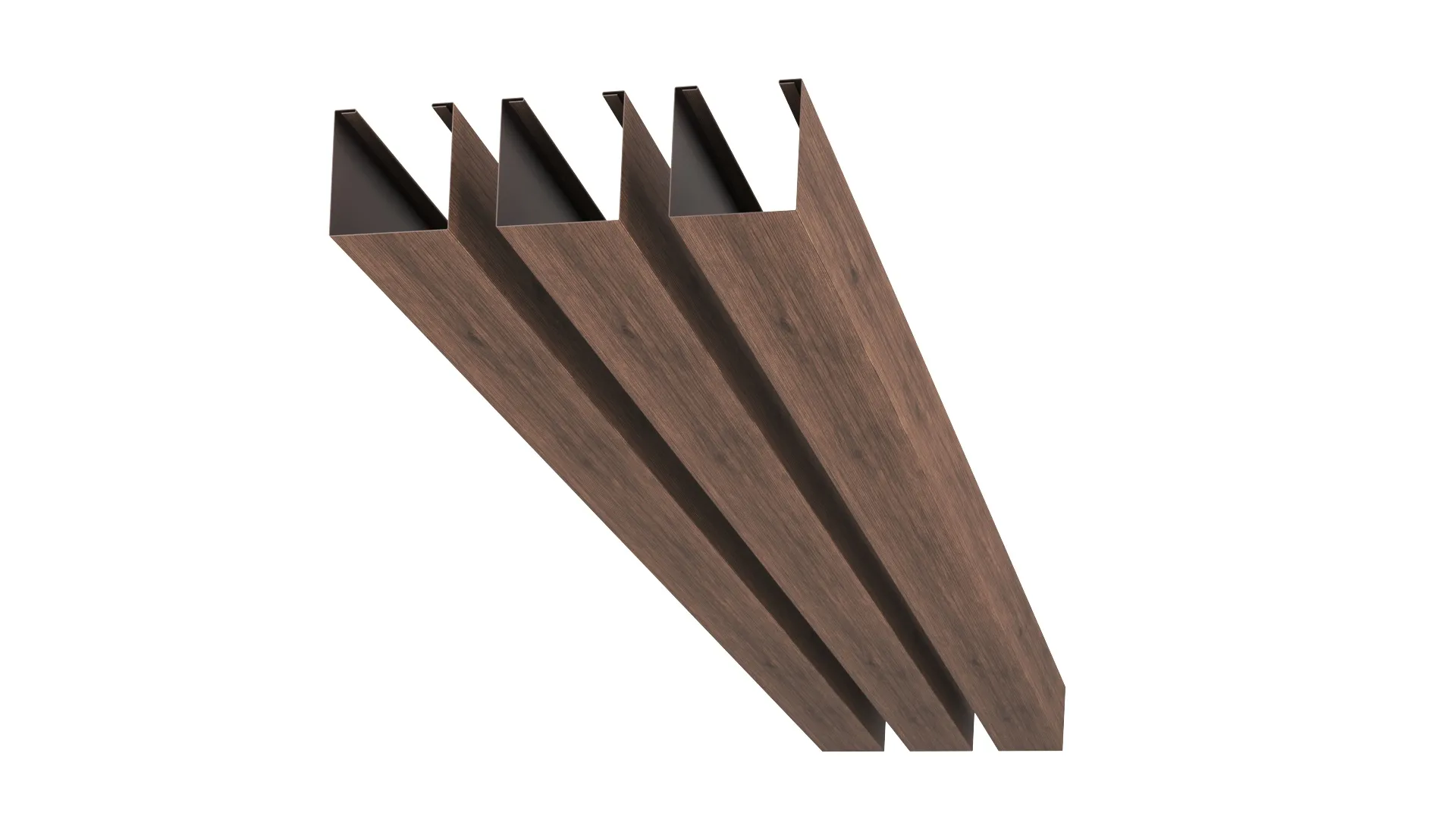 Рейка кубическая APROFIL, 176мм, Имитация дерева, камня, Maroon, 01.32.322.4/03.1.13.131.7.21226.12