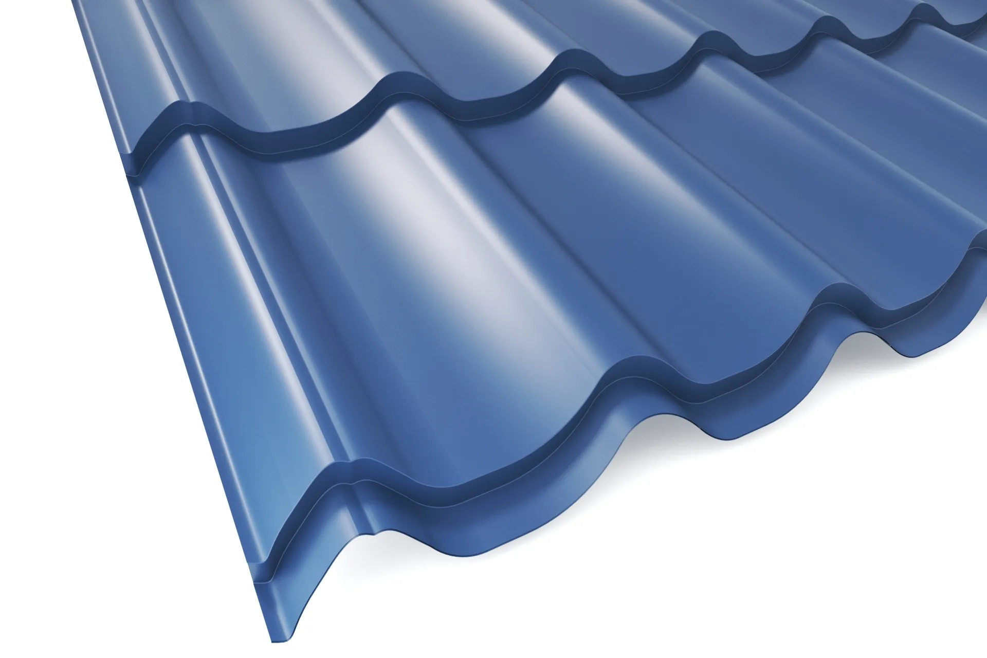 Металлочерепица APROFIL SUPER MONTERREY (Супер Монтеррей), Полуглянцевая, Сигнальный синий, 01.9.4/