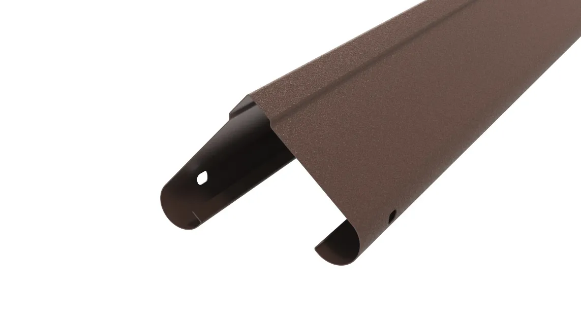 Забор-жалюзи Симметрика APROFIL, Матовая: Шоколадно-коричневый (СИМ-МАТ-8017-0.47-1)