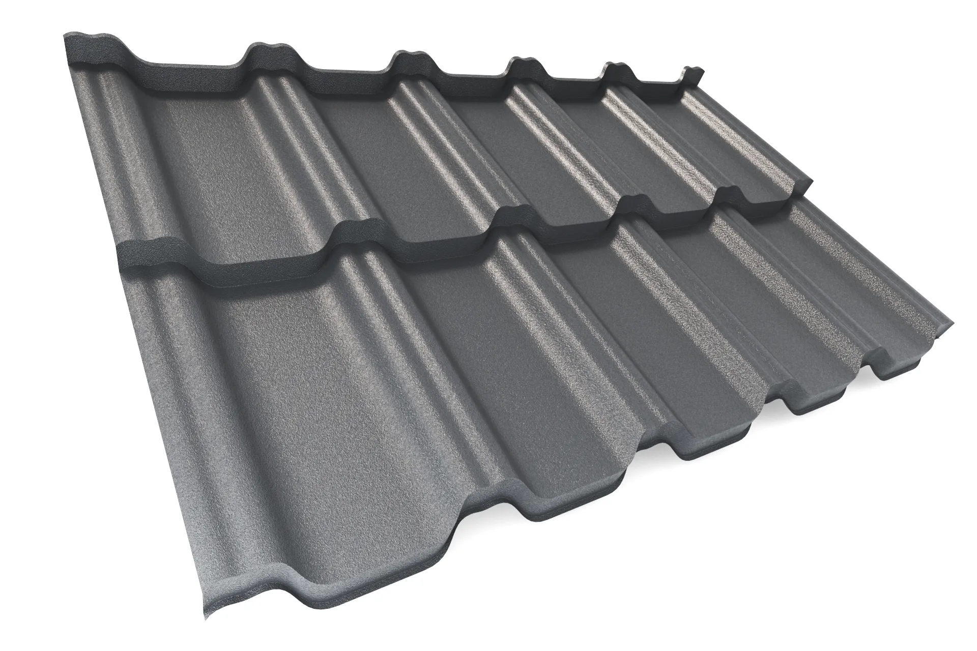 Металлочерепица APROFIL VICENZA (Виченца), Матовая, Графитовый серый, 01.9.961.2/64