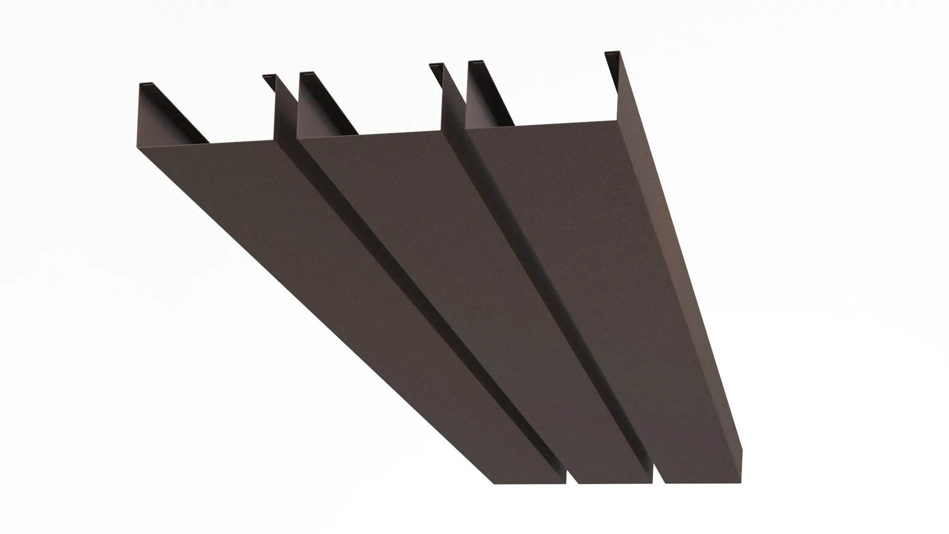 Рейка кубическая APROFIL, 245мм, Матовая, Шоколадно-коричневый, 01.32.322.5/03.1.13.131.7.21232.811625.8