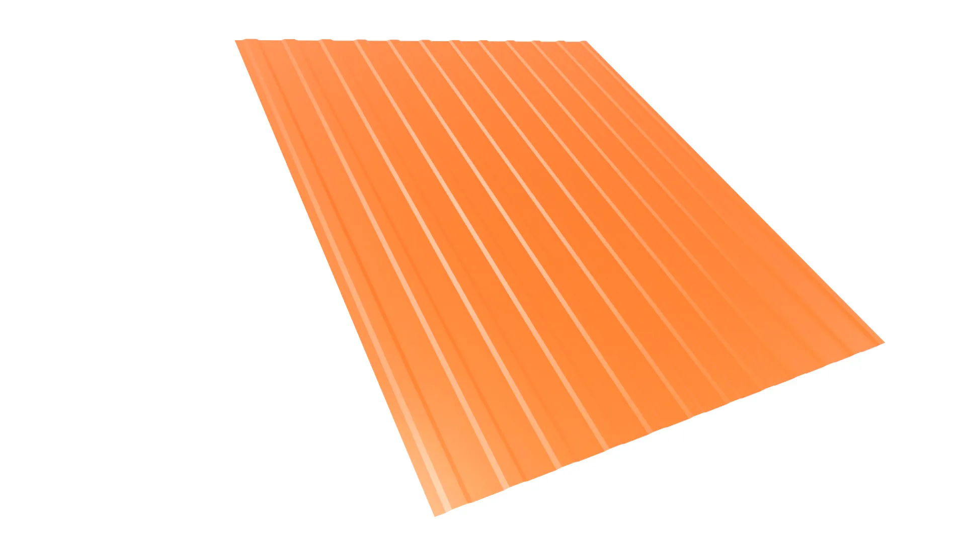 Профнастил С4 APROFIL, Полуглянцевая, Чистый оранжевый, 01.7.01.07/03.1.13.131.7.21232.811626.7/3301