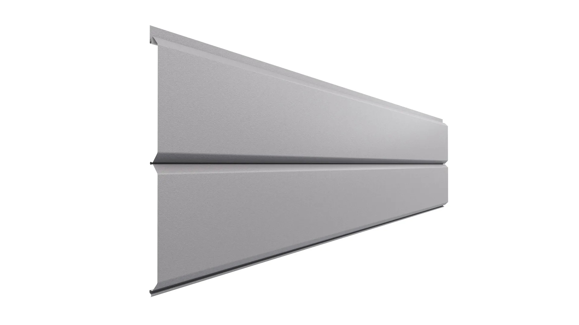 Металлический сайдинг L-Брус 240 APROFIL, Матовая, Сигнальный серый, 01.35.1/03.1.13.131.7.21232.811625.5/3201