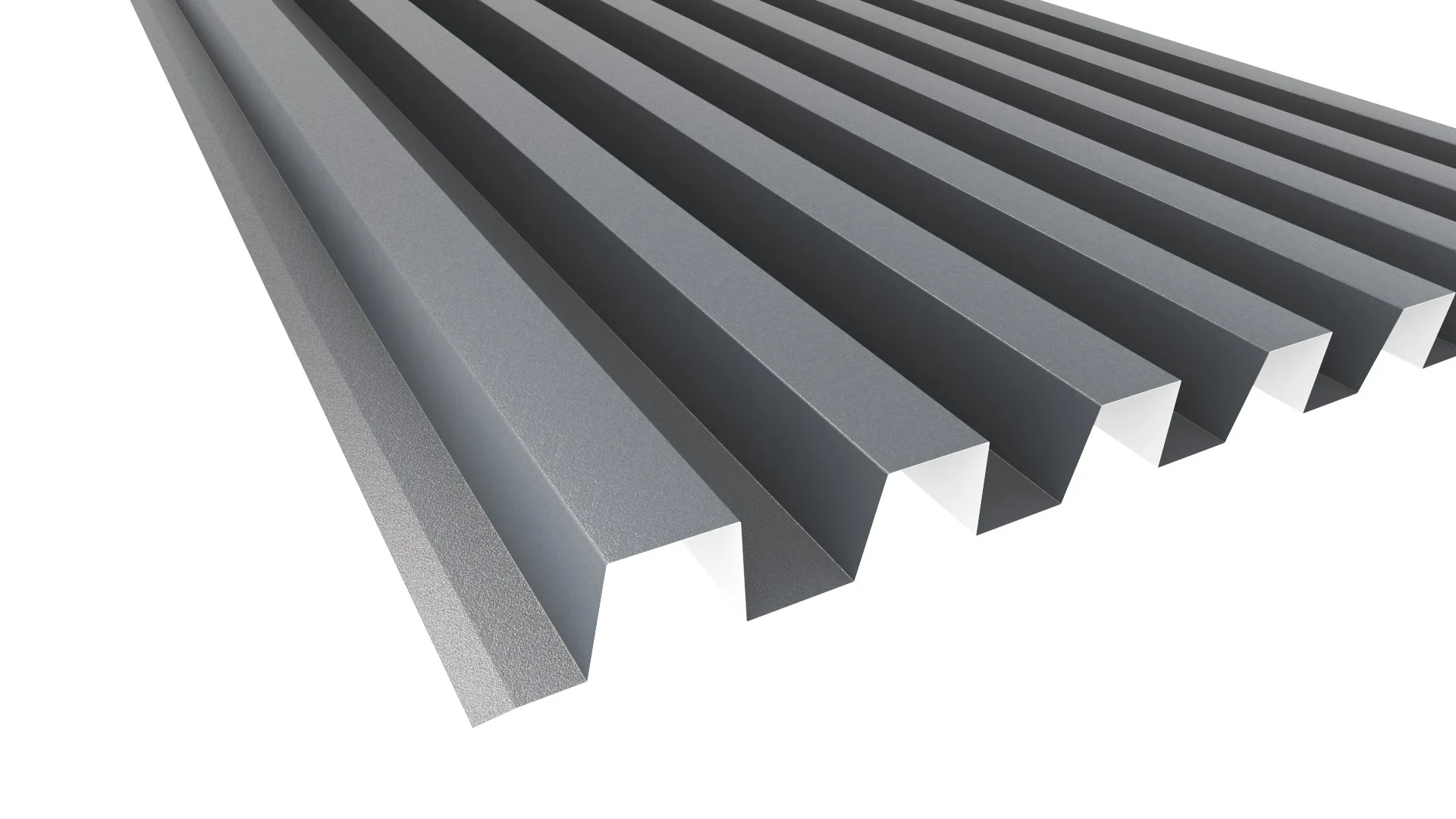 Фасадная дизайнерская панель CANYON C1 APROFIL, Матовая, Графитовый серый, 01.34.16.01/03.1.13.131.7.21232.811626.14