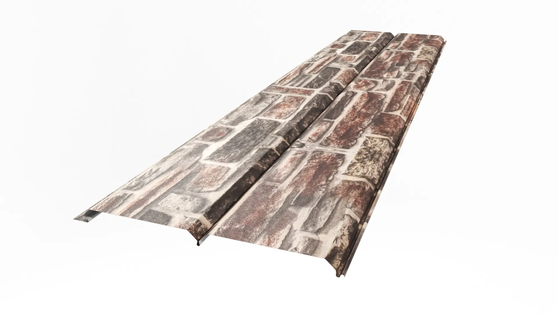 Металлический сайдинг L-Брус 240 APROFIL, Имитация дерева, камня, Камень Ash Brick, 01.35.1/03.1.13.131.7.21226.25/3201