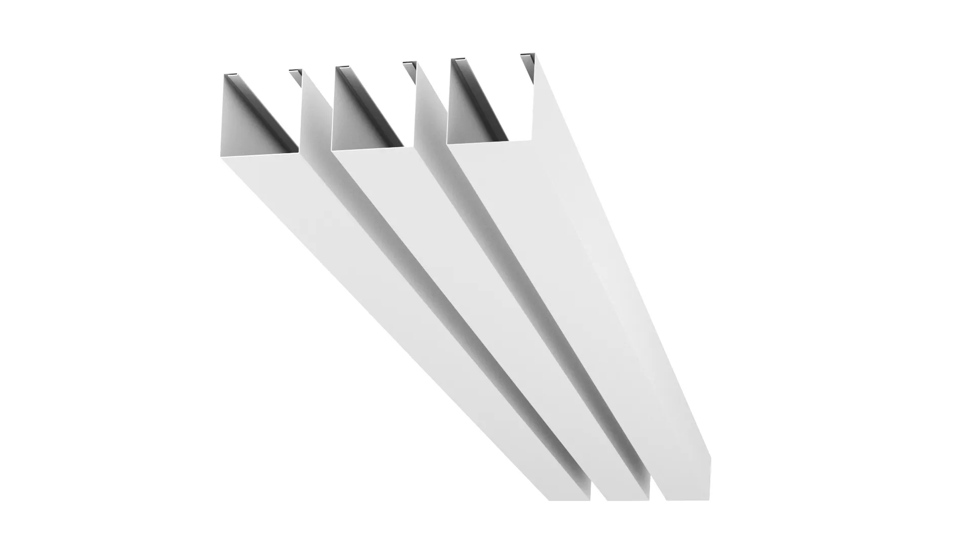 Рейка кубическая APROFIL, 176мм, Полуглянцевая, Сигнальный белый, 01.32.322.4/03.1.13.131.7.21232.811624.5