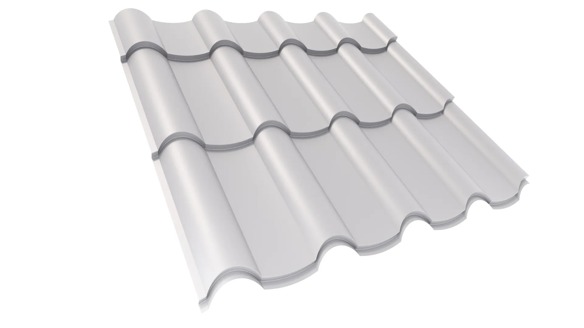 Металлочерепица ANDALUSIA (Андалузия) APROFIL, Полуглянцевая, Сигнальный серый, PE 100, 01.9.3.2/03.1.13.131.7.21234.21225.17
