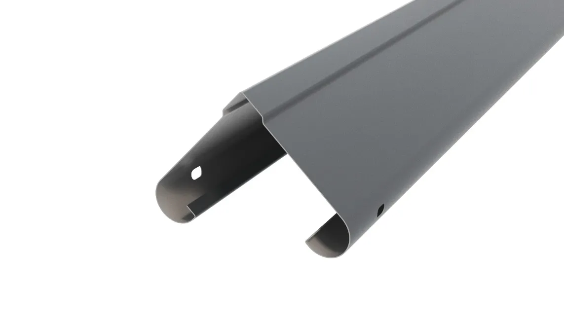 Забор-жалюзи Симметрика APROFIL, Полуглянцевая: Графитовый серый (СИМ-ПГЛ-7024-0.45-7)