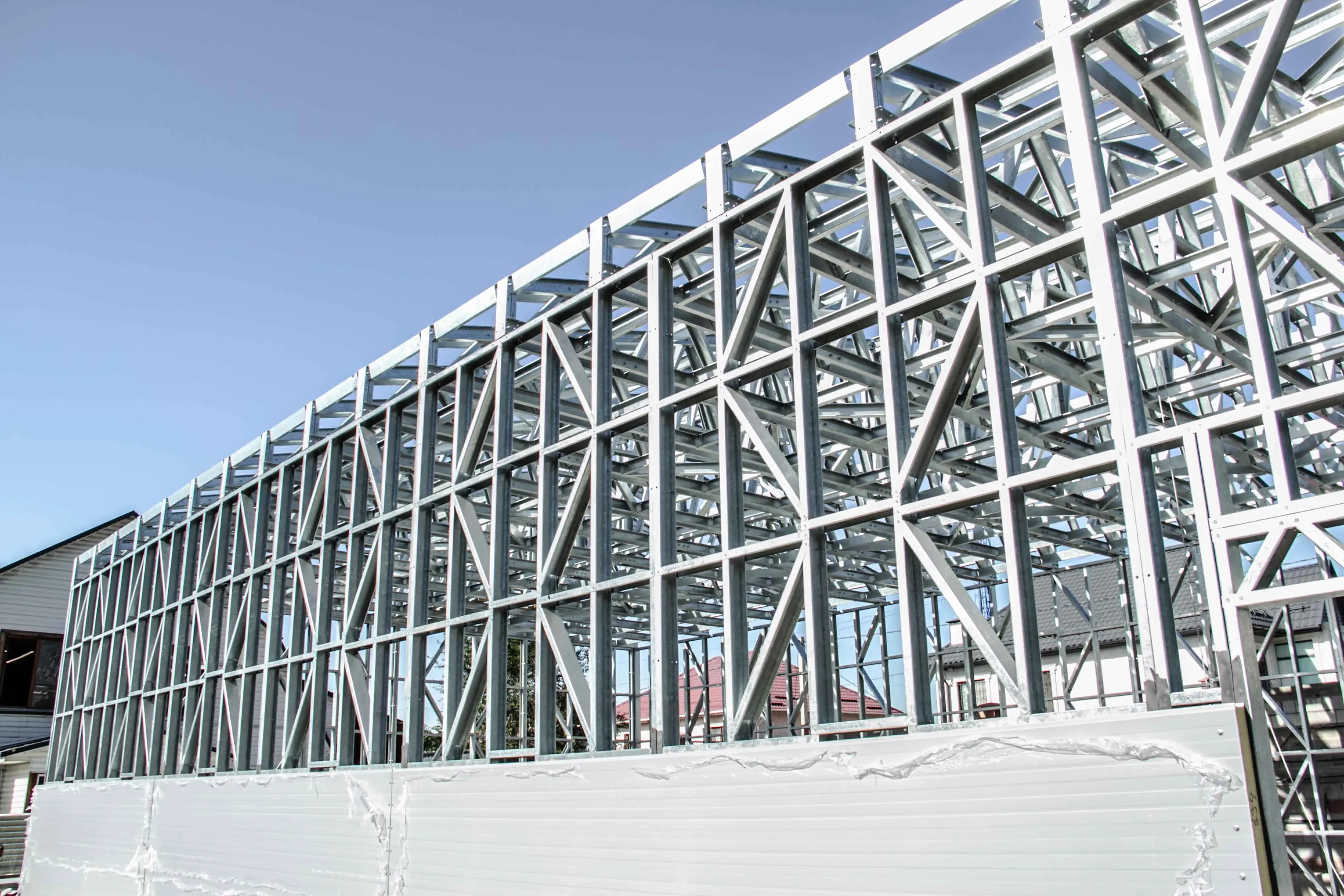 Каркас здания склада-холодильника из ЛСТК APROFIL в Алматинской области