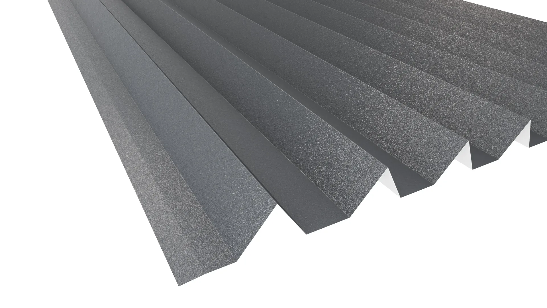 Фасадная дизайнерская панель CANYON V1 APROFIL, Матовая, Графитовый серый, 01.34.10.01/03.1.13.131.7.21232.811626.14