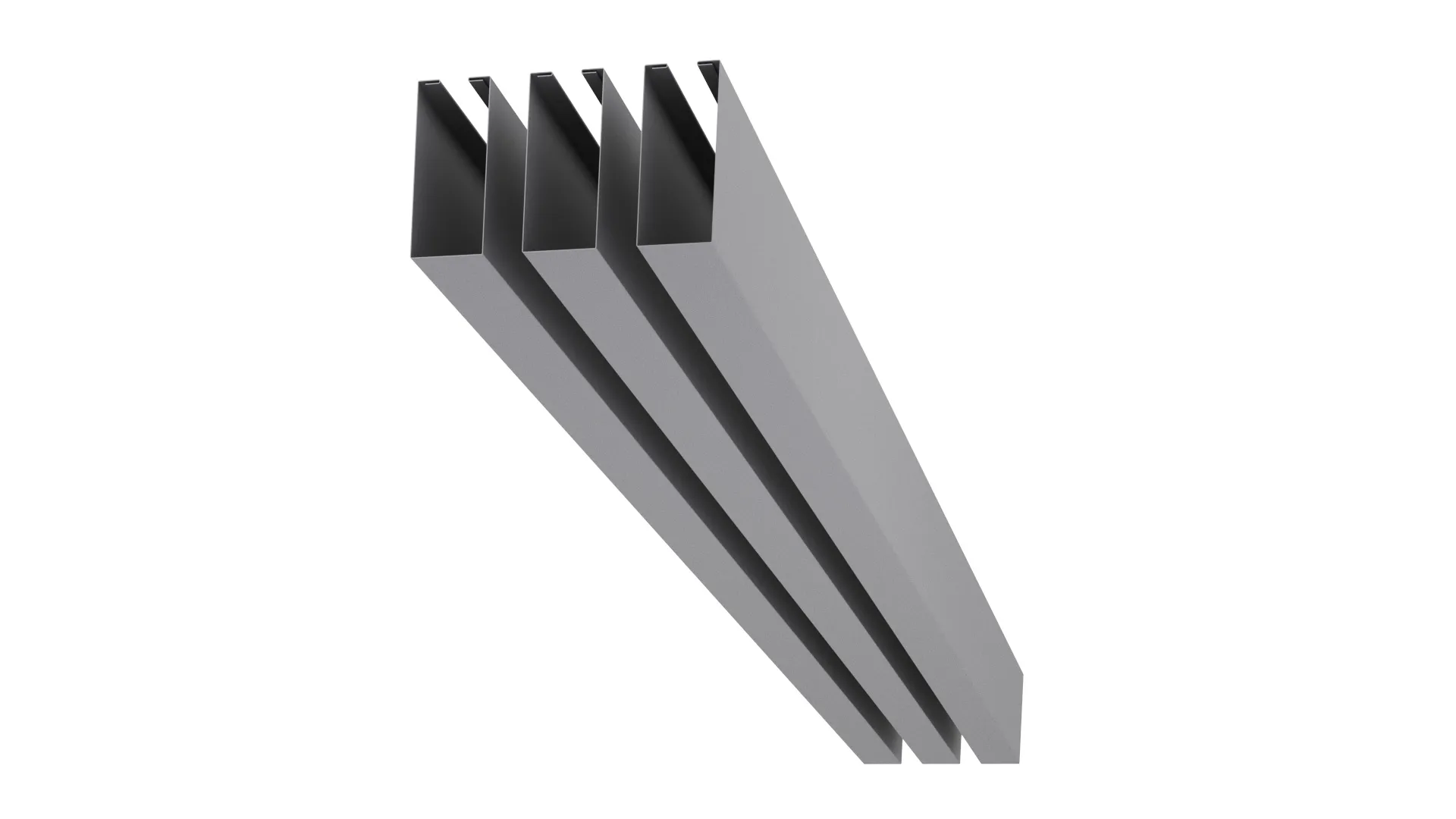 Рейка кубическая APROFIL, 152мм, Полуглянцевая, Сигнальный серый, 01.32.322.3/03.1.13.131.7.21232.811624.3