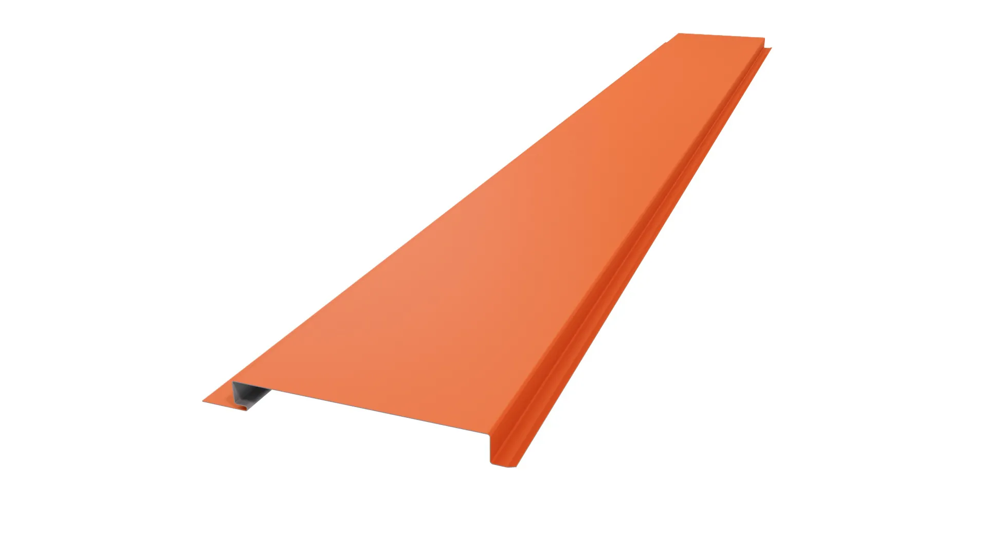 Металлический сайдинг 120 APROFIL, Полуглянцевая, Чистый оранжевый, 01.35.6/03.1.13.131.7.21232.811624.1/3208
