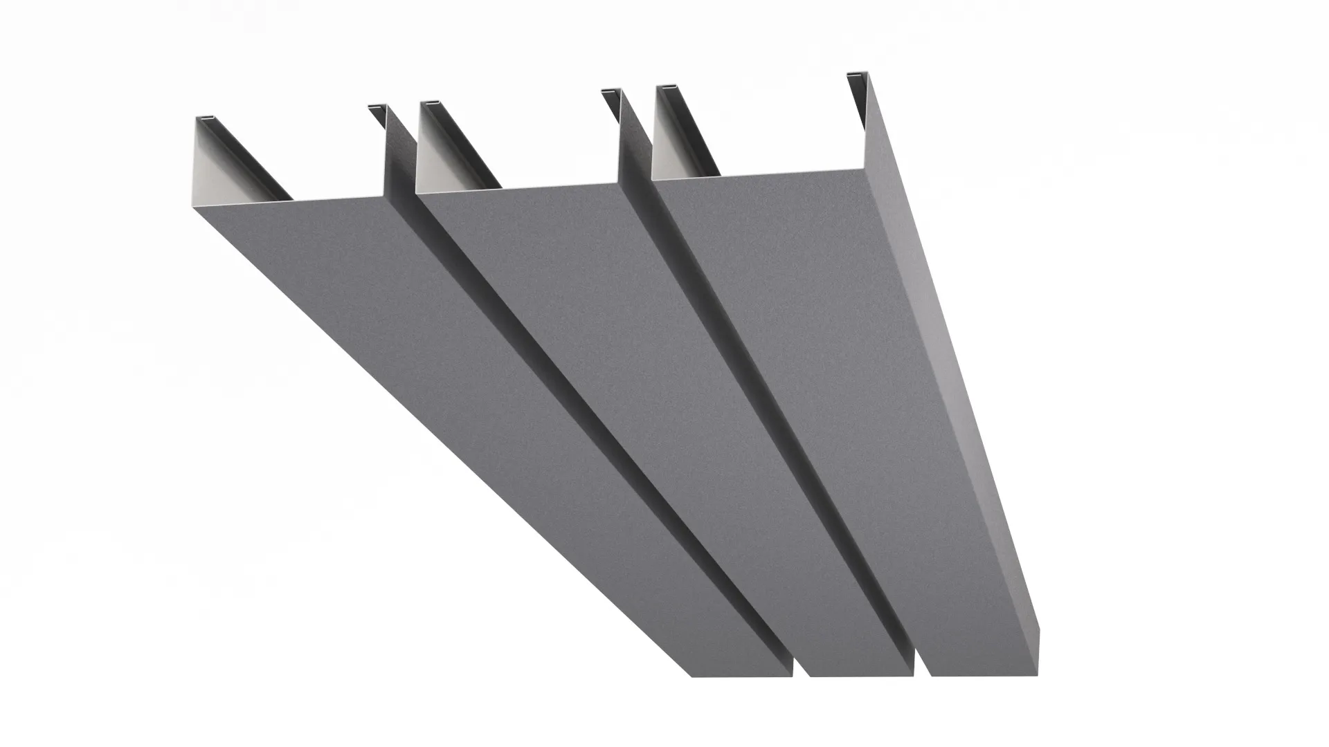 Рейка кубическая APROFIL, 245мм, Матовая, Сигнальный серый, 01.32.322.5/03.1.13.131.7.21232.811625.5