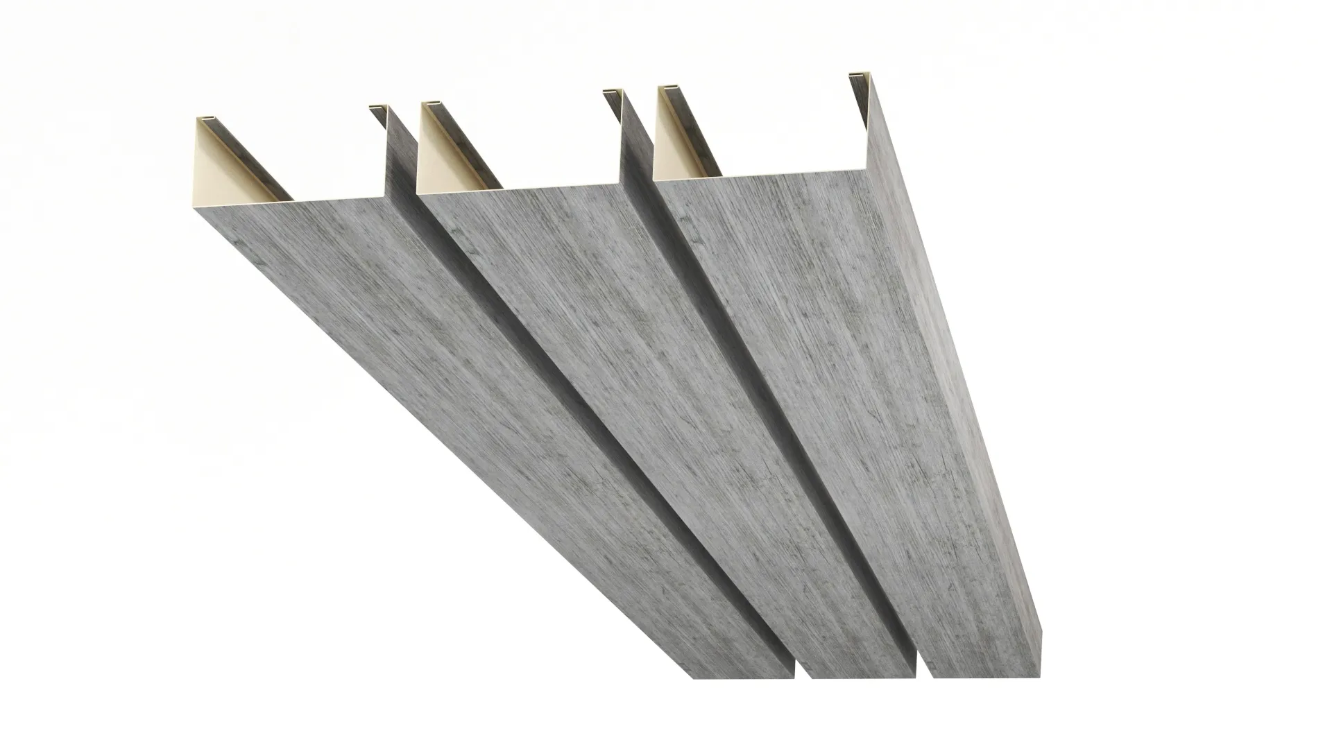 Рейка кубическая APROFIL, 245мм, Имитация дерева, камня, Белая Хвоя, 01.32.322.5/03.1.13.131.7.21226.2