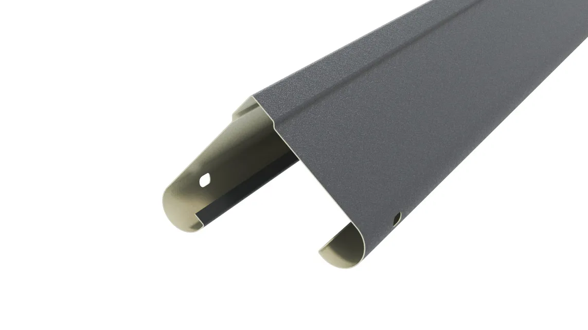 Забор-жалюзи Симметрика APROFIL, Матовая: Графитовый серый (СИМ-МАТ-7024-0.47-1)