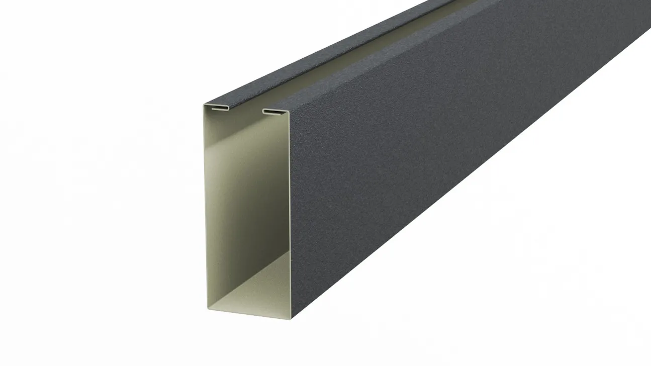 Рейка кубическая APROFIL, 152мм, Матовая: Графитовый серый (КУБ-152-МАТ-7024-0.47-1)