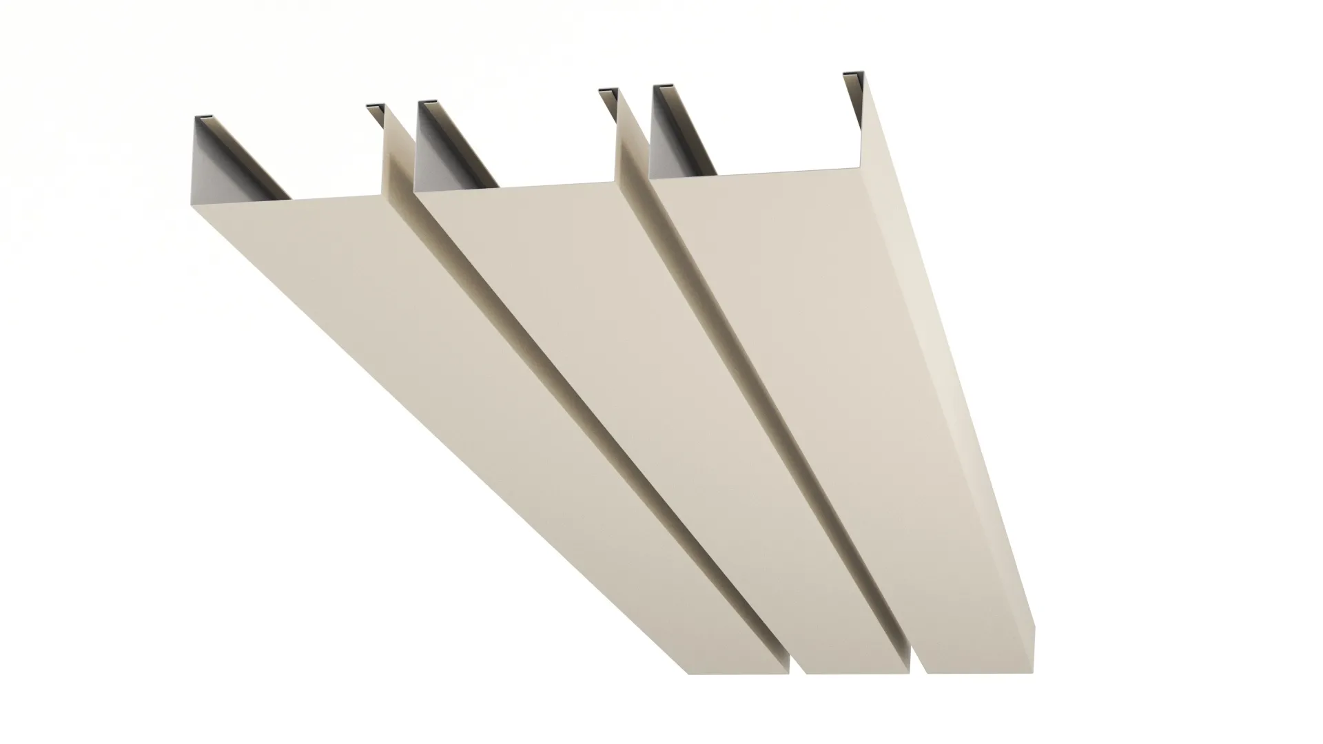 Рейка кубическая APROFIL, 245мм, Полуглянцевая, Светлая слоновая кость, 01.32.322.5/03.1.13.131.7.21234.21225.6