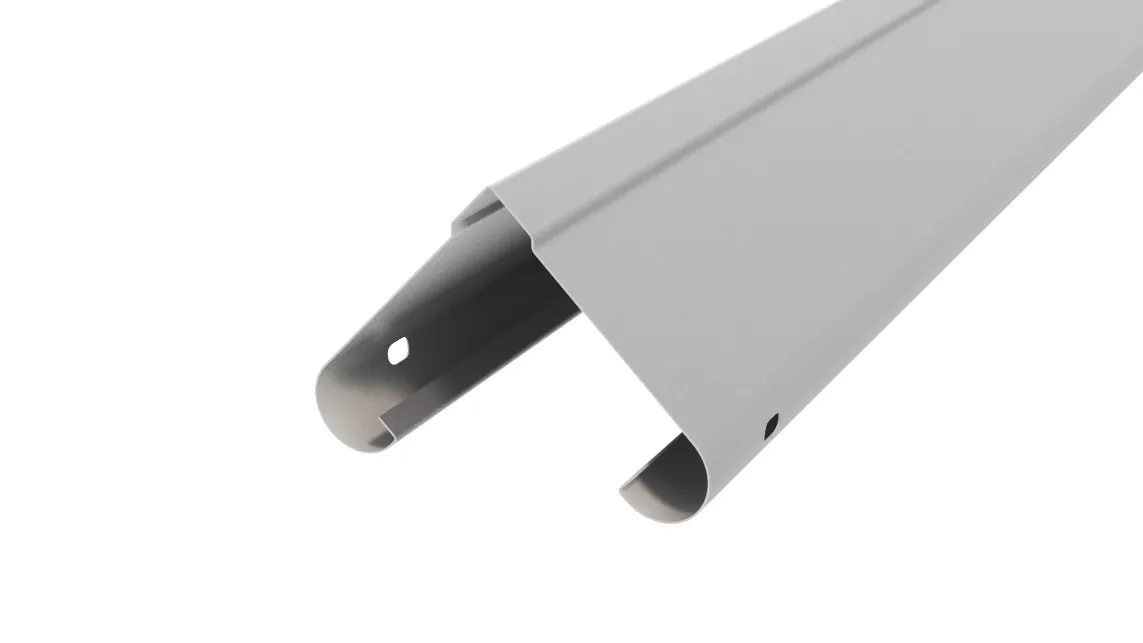 Забор-жалюзи Симметрика APROFIL, Полуглянцевая: Сигнальный серый (СИМ-ПГЛ-7004-0.45-1)