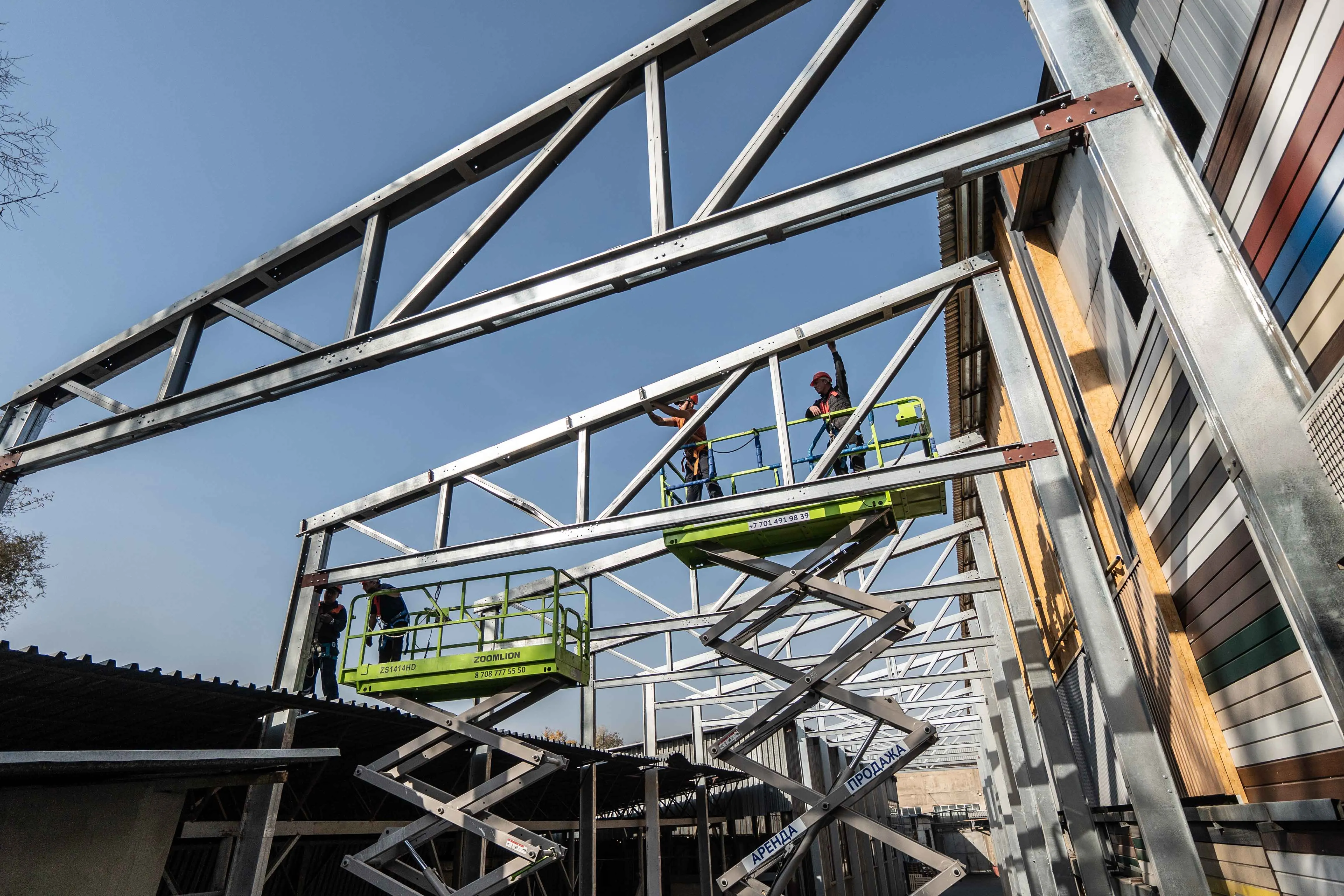 Каркас навеса из ЛСТК APROFIL в Алматы