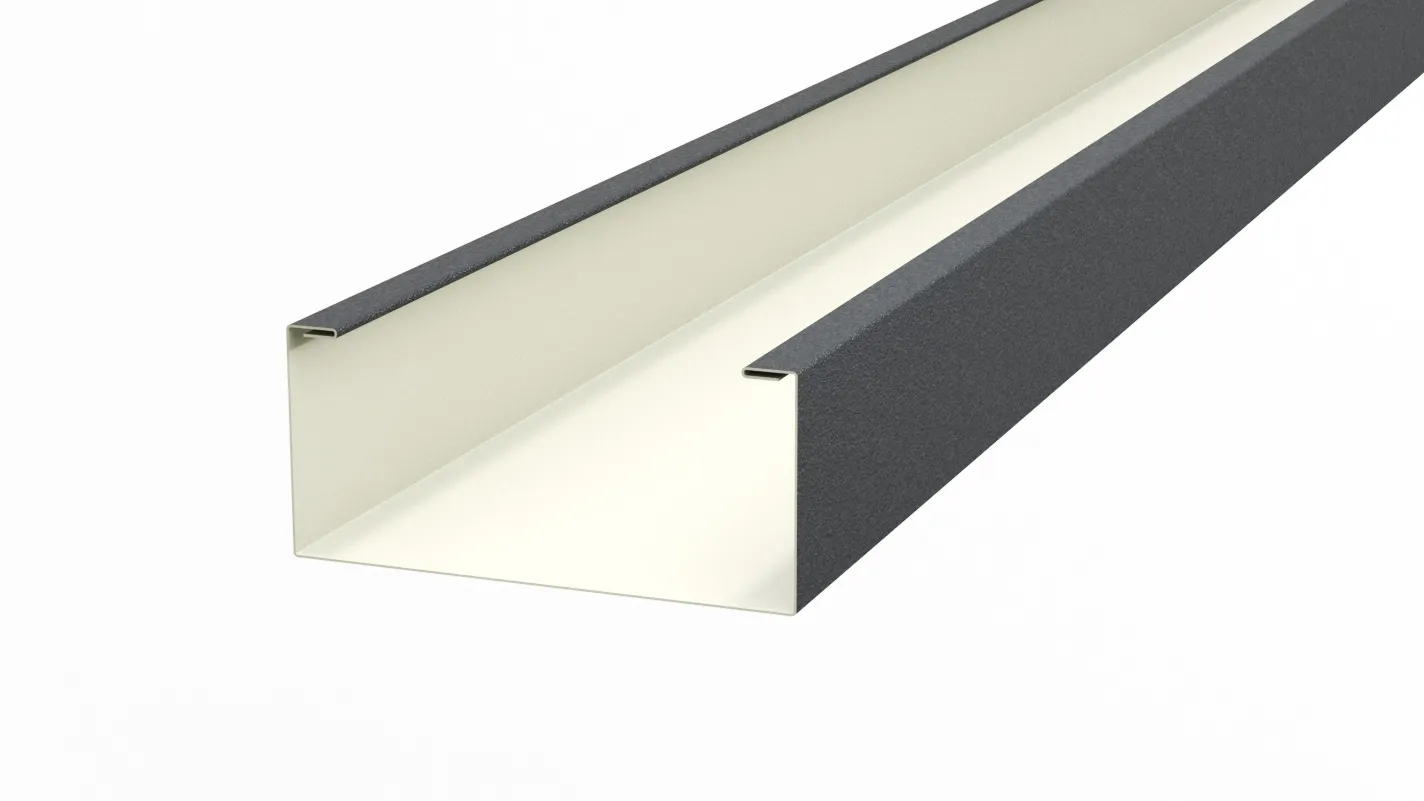 Рейка кубическая APROFIL, 245мм, Матовая: Графитовый серый (КУБ-245-МАТ-7024-0.47-7)