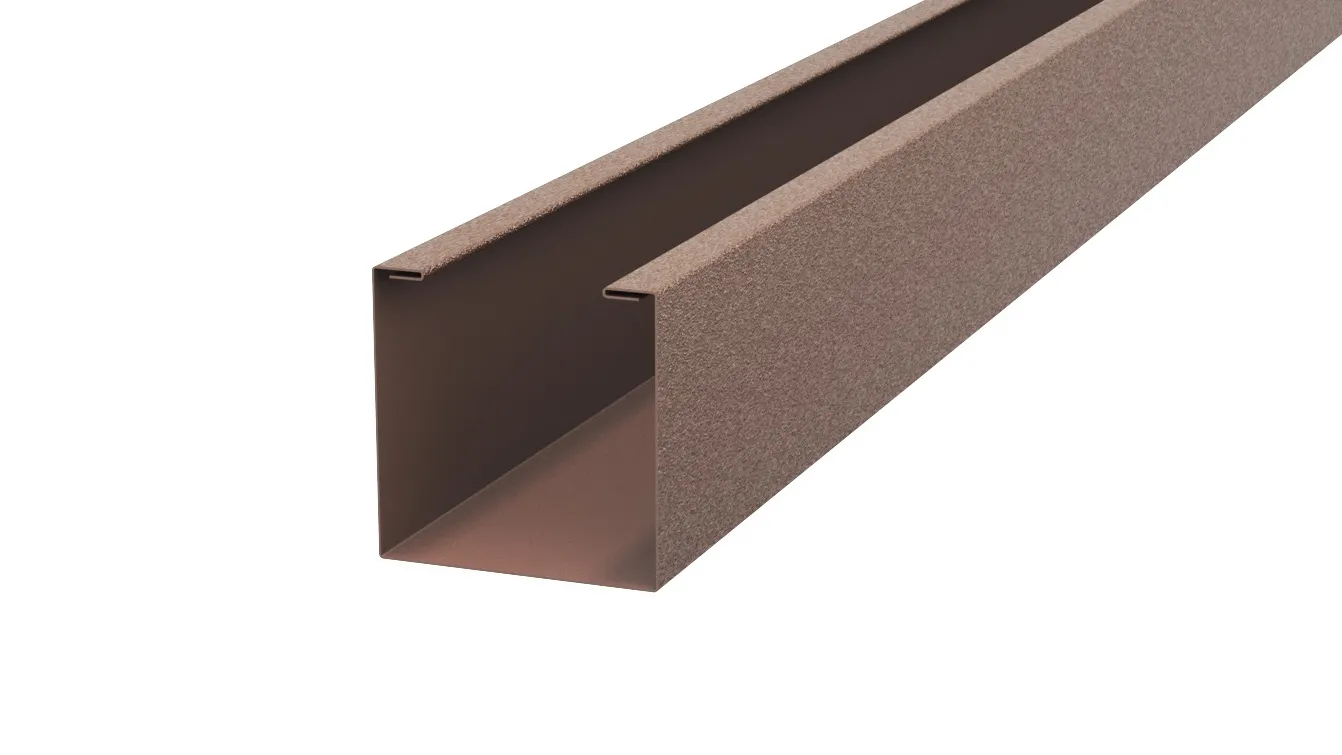 Рейка кубическая APROFIL, 176мм, Матовая: Шоколадно-коричневый (КУБ-176-МАТ-8017-0.47-7)