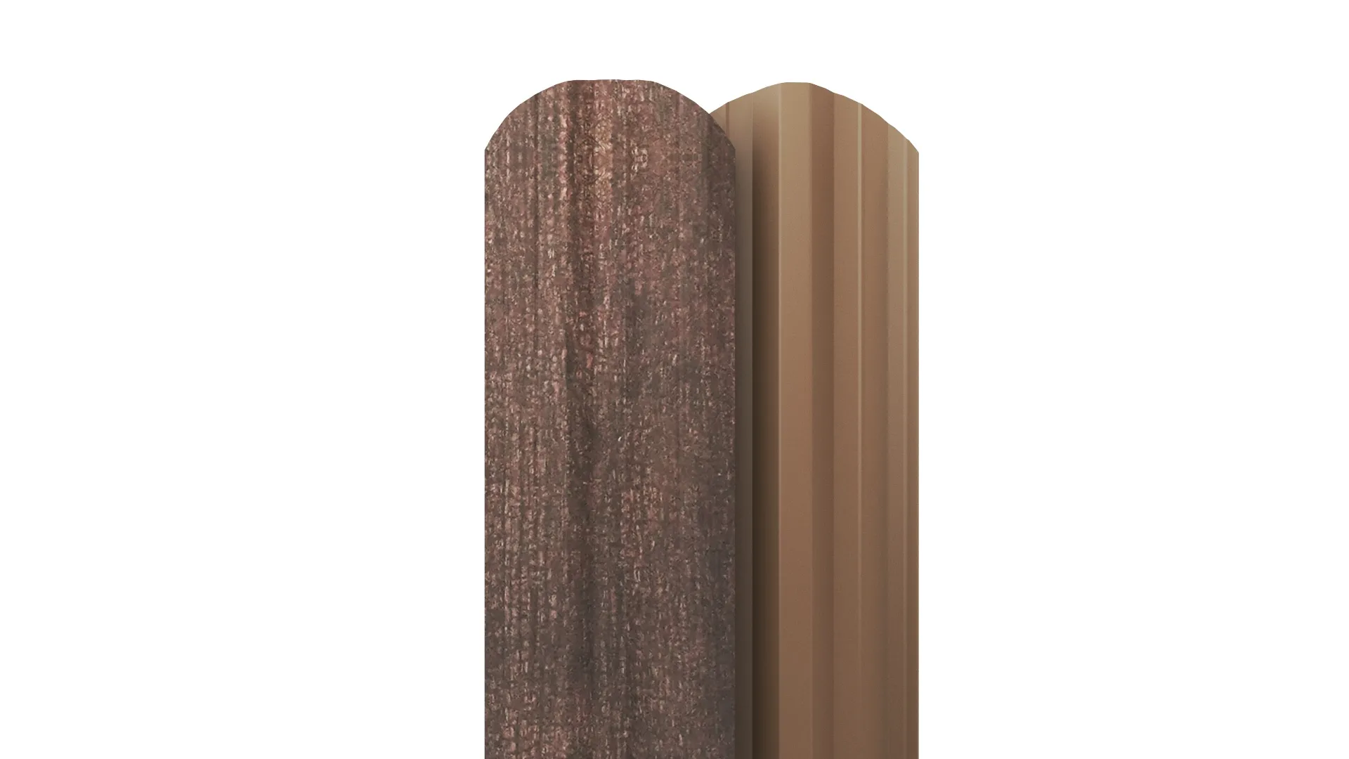 Штакетник М-образный APROFIL, 110мм, Имитация дерева, камня, Кора Дуба, 01.26.1.5/03.1.13.131.7.21226.28