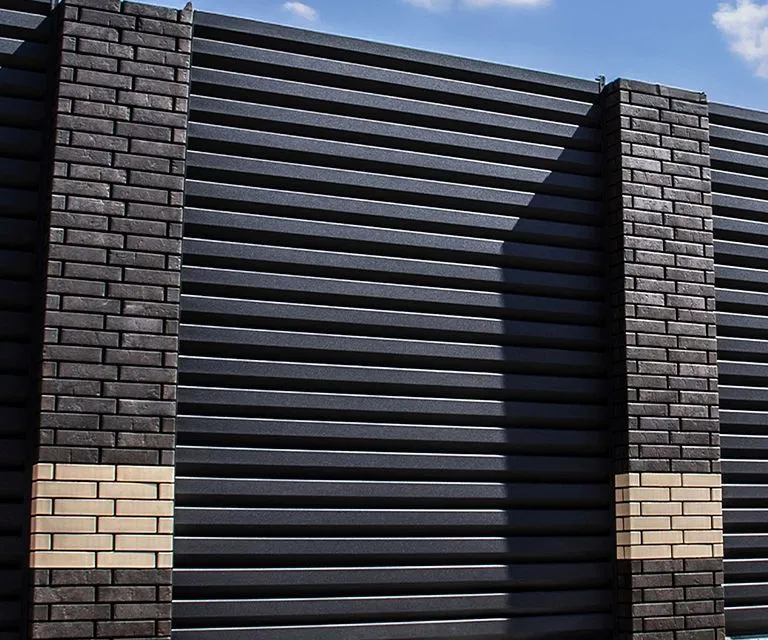 Забор-жалюзи РОМБОВИДНЫЙ