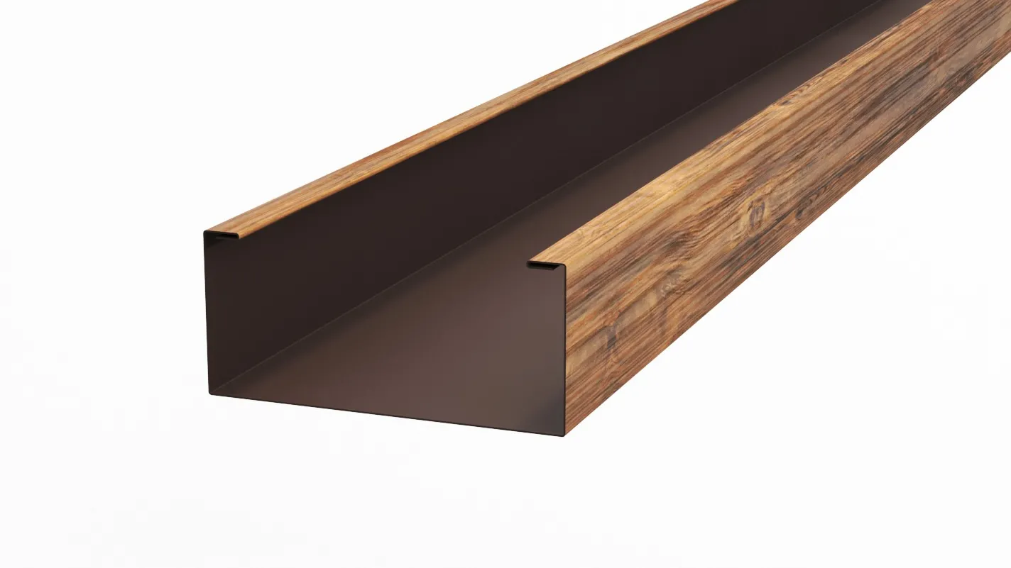 Рейка кубическая APROFIL, 245мм, Имитация дерева, камня: Multi-Gloss Новый (КУБ-245-ПАТТЕРН-Multi-Gloss-Новый-0.45-15)