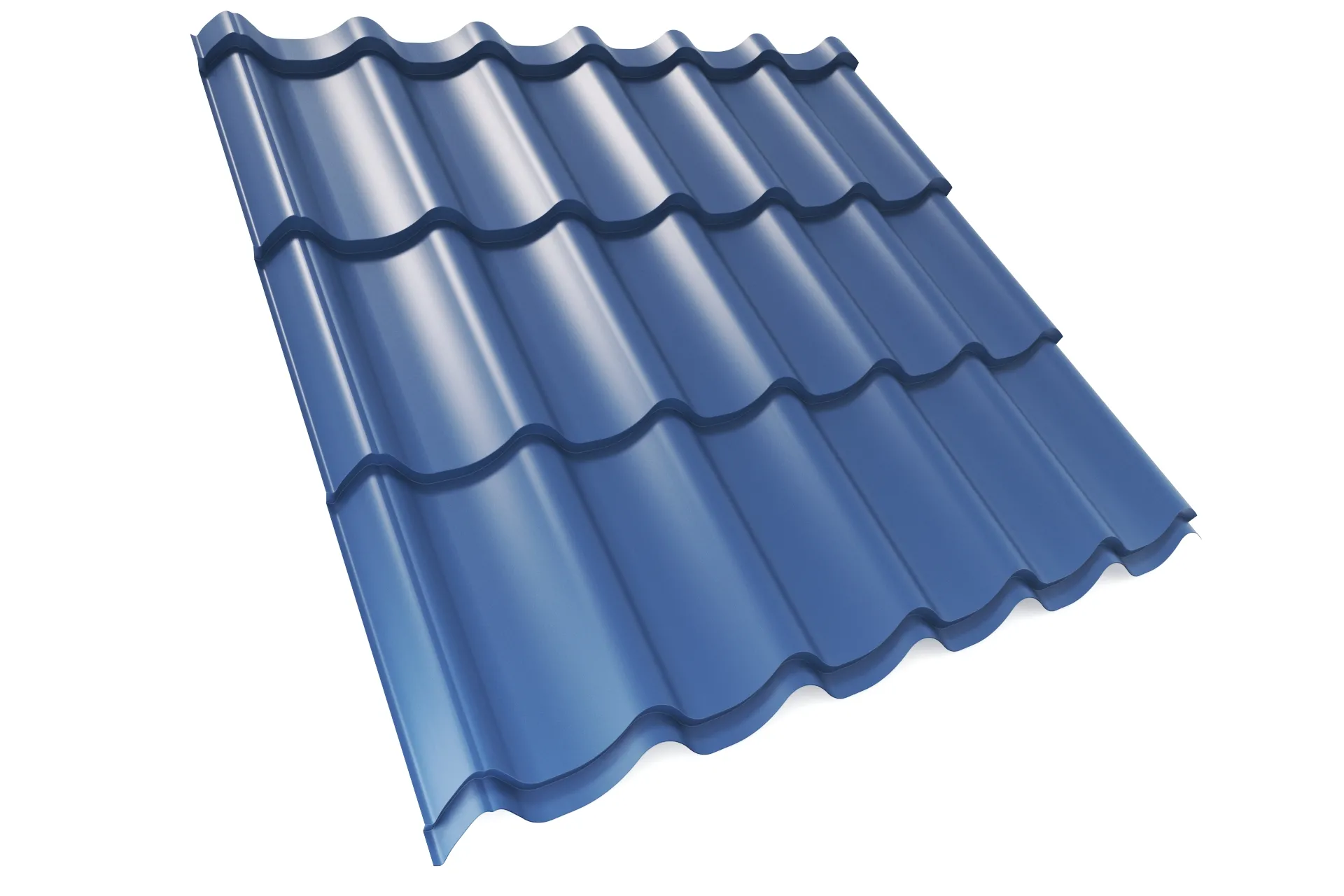 Металлочерепица APROFIL SUPER MONTERREY (Супер Монтеррей), Полуглянцевая, Сигнальный синий, 01.9.4/