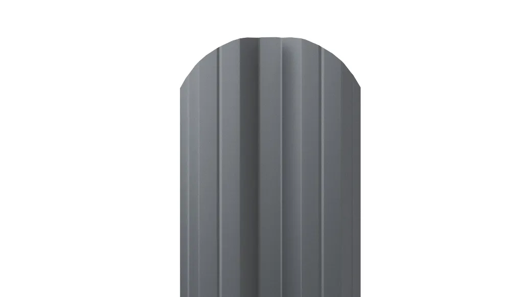 Штакетник М-образный APROFIL, 110мм, Полуглянцевая: Графитовый серый (ШМ-ПГЛ-7024-0.45-7)