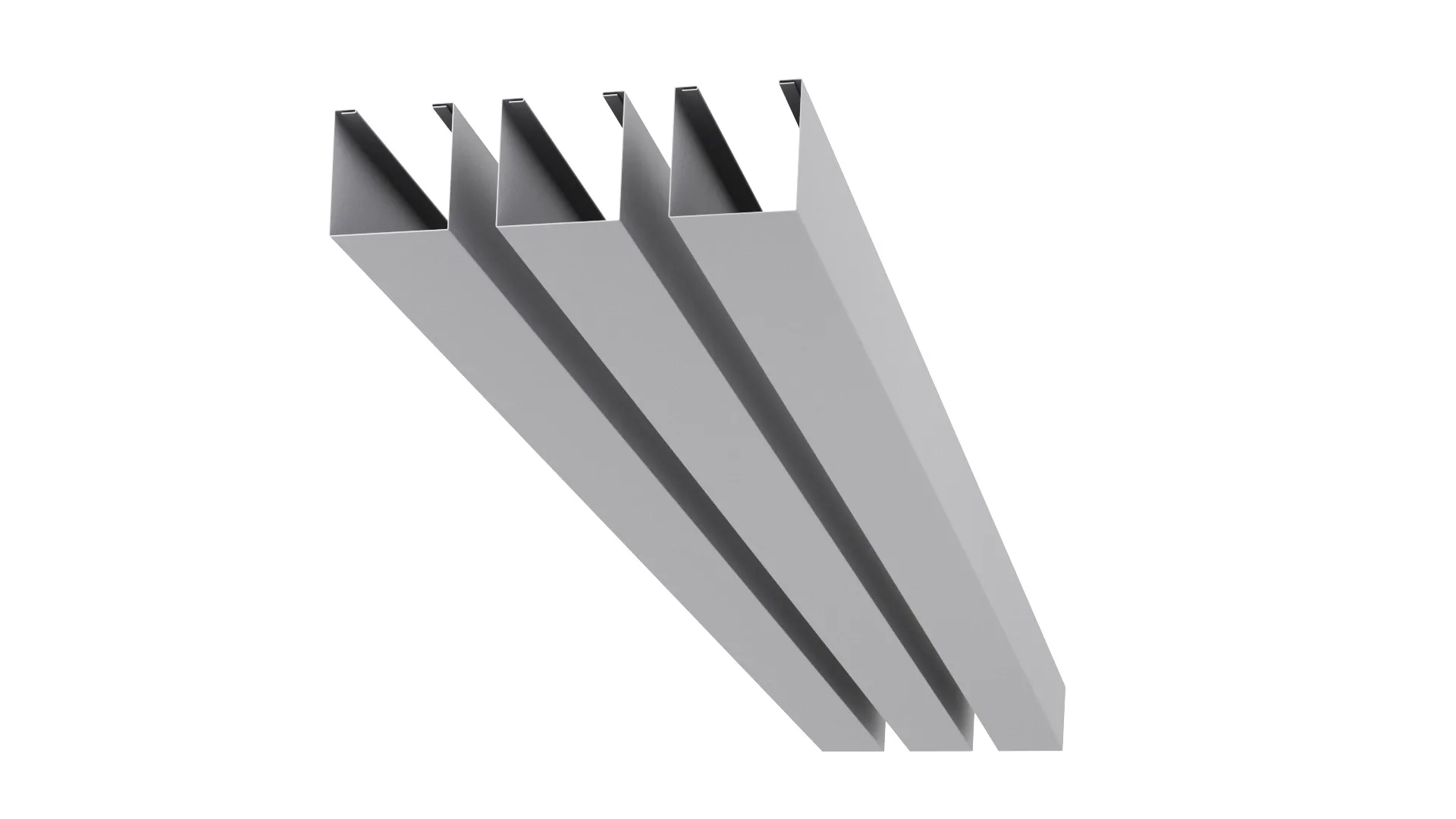 Рейка кубическая APROFIL, 176мм, Полуглянцевая, Сигнальный серый, 01.32.322.4/03.1.13.131.7.21234.21225.19