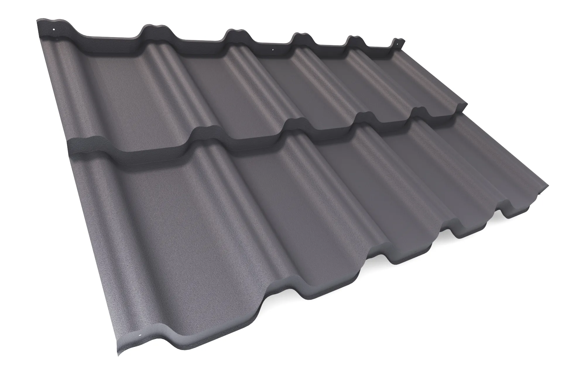 Металлочерепица APROFIL VICENZA (Виченца) PRO, Матовая, Графитовый серый, 01.9.961.1/67