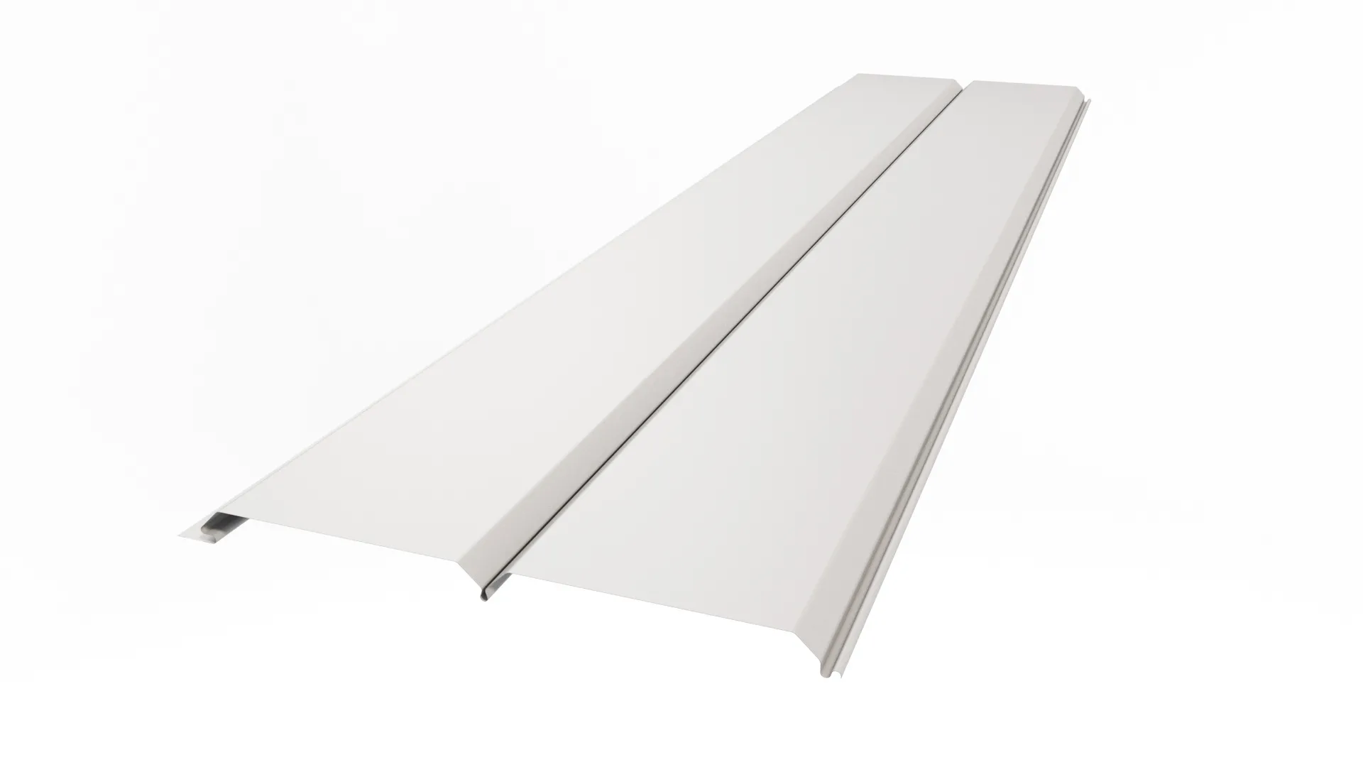 Металлический сайдинг L-Брус 240 APROFIL, Полуглянцевая, Сигнальный белый, 01.35.1/03.1.13.131.7.21232.811624.5/3201