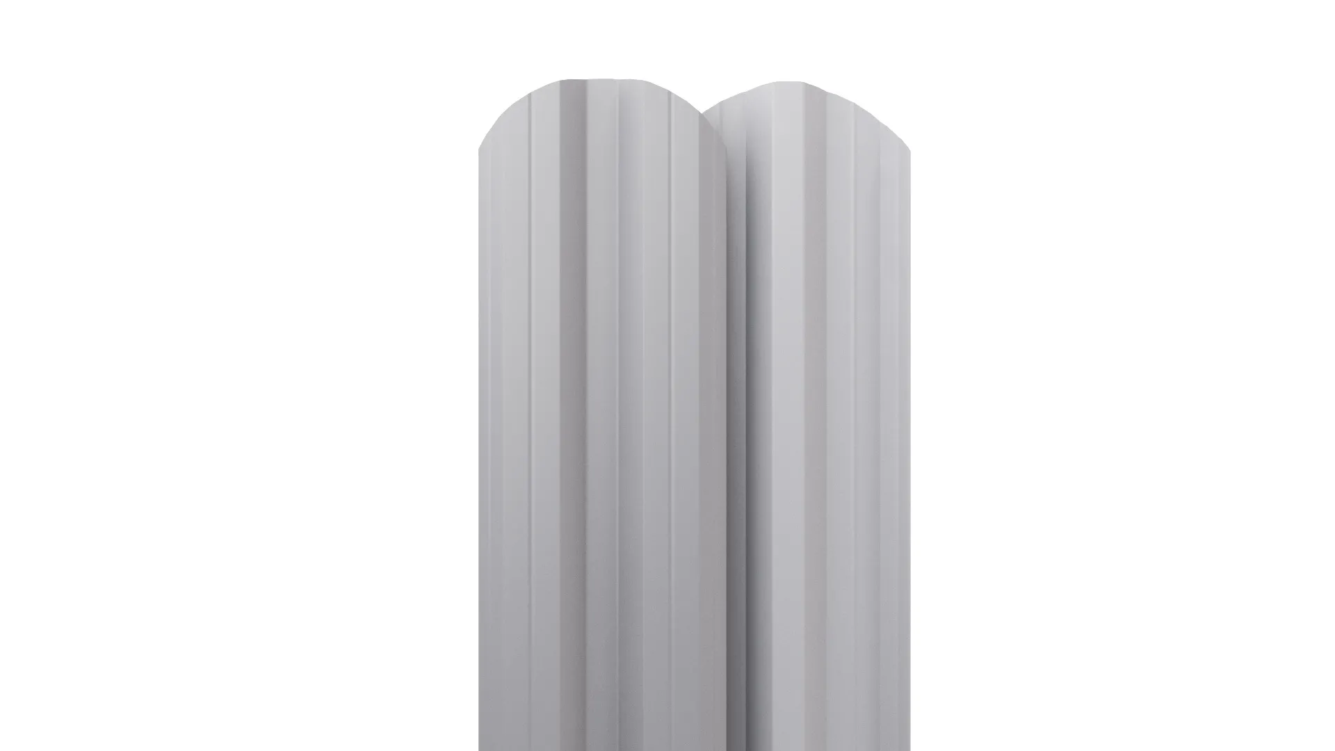 Штакетник М-образный APROFIL, 110мм, Полуглянцевая, Сигнальный серый, 01.26.1.6/03.1.13.131.7.21234.21225.19