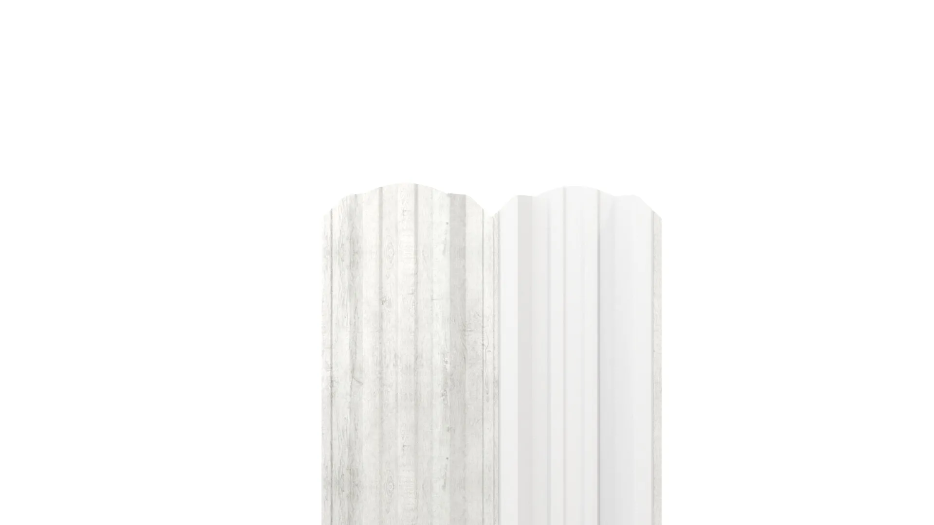 Штакетник Трапециевидный APROFIL, 114мм, Имитация дерева, камня, Gray Wood, 01.26.1.3/03.1.13.131.7.21226.5