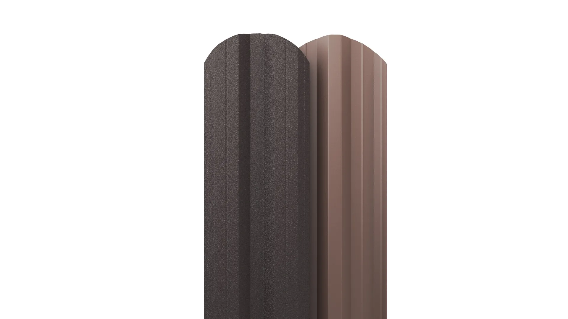 Штакетник М-образный APROFIL, 110мм, Матовая, Серо-коричневый, 01.26.1.6/03.1.13.131.7.21233.21214.6